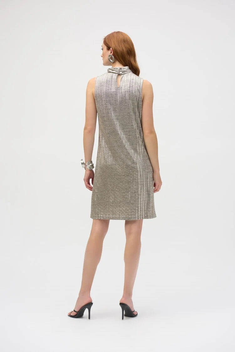 Joseph Ribkoff Foiled Novelty Knit Straight Dress、mySite、noshort