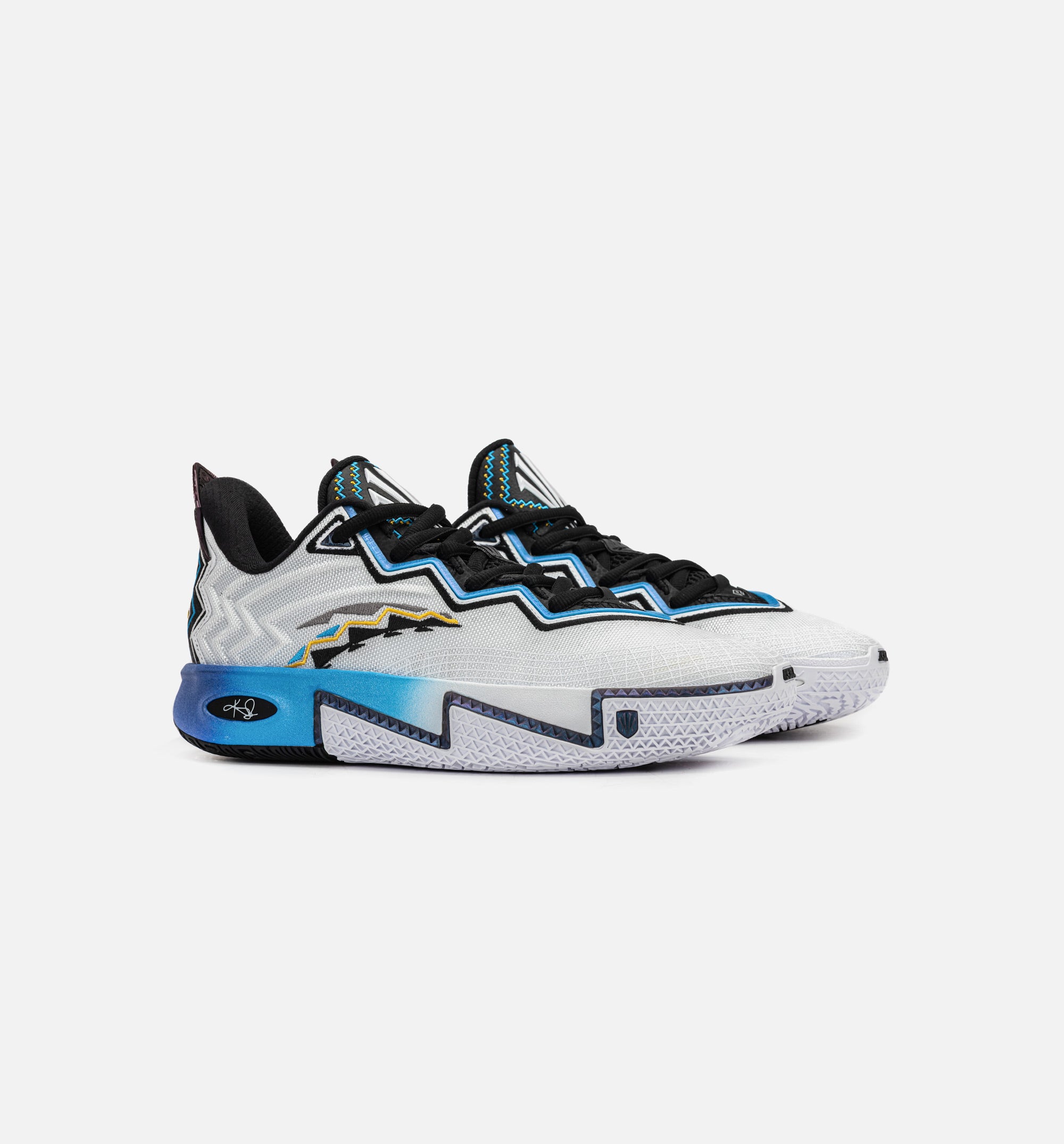 Kai 2 Dallas Mens Basketball Shoe - White/Gradient Blue、mySite、dreamappss