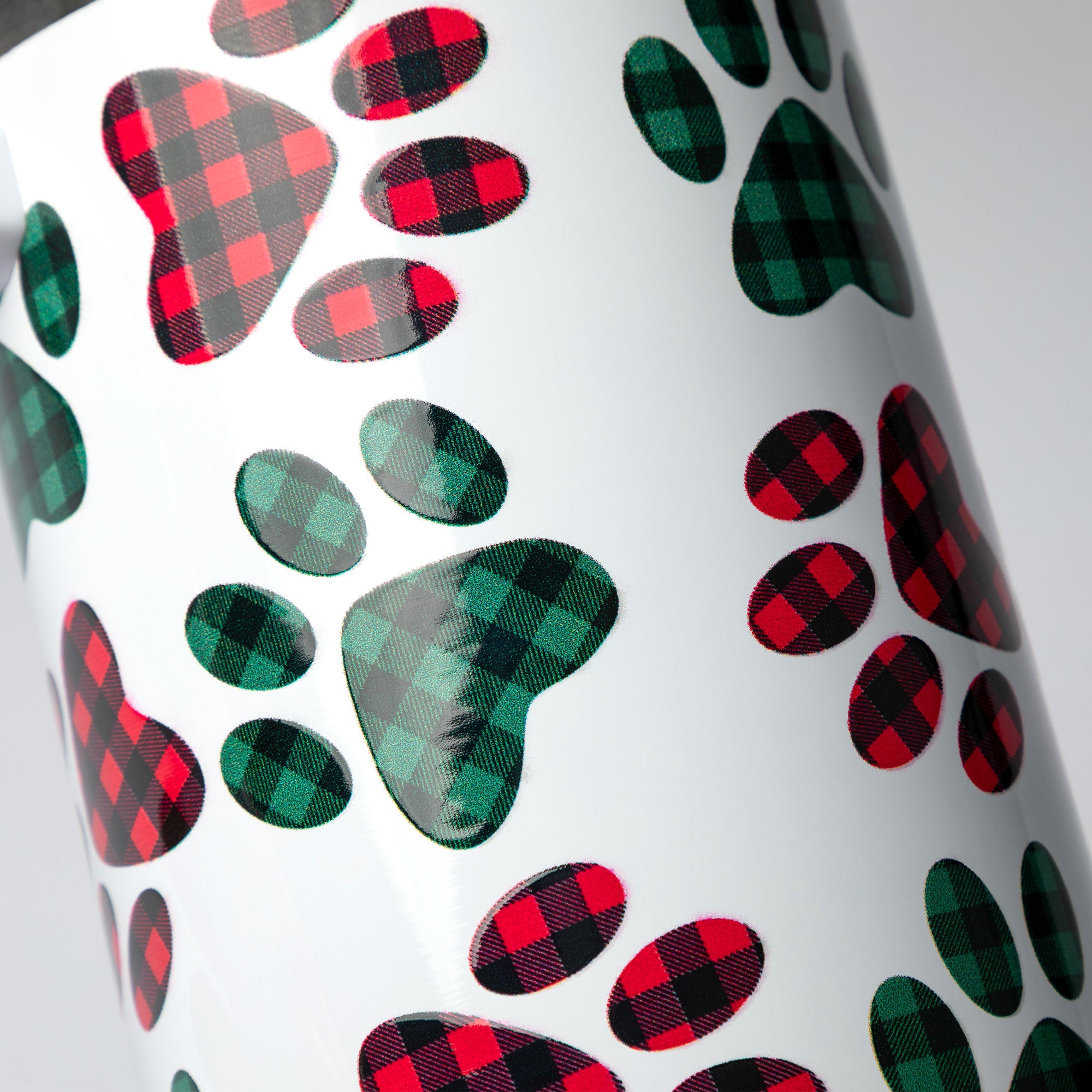 Paw Print Vacuum Sealed Stainless Steel Tumbler - 40 oz、mySite、camillekostekn