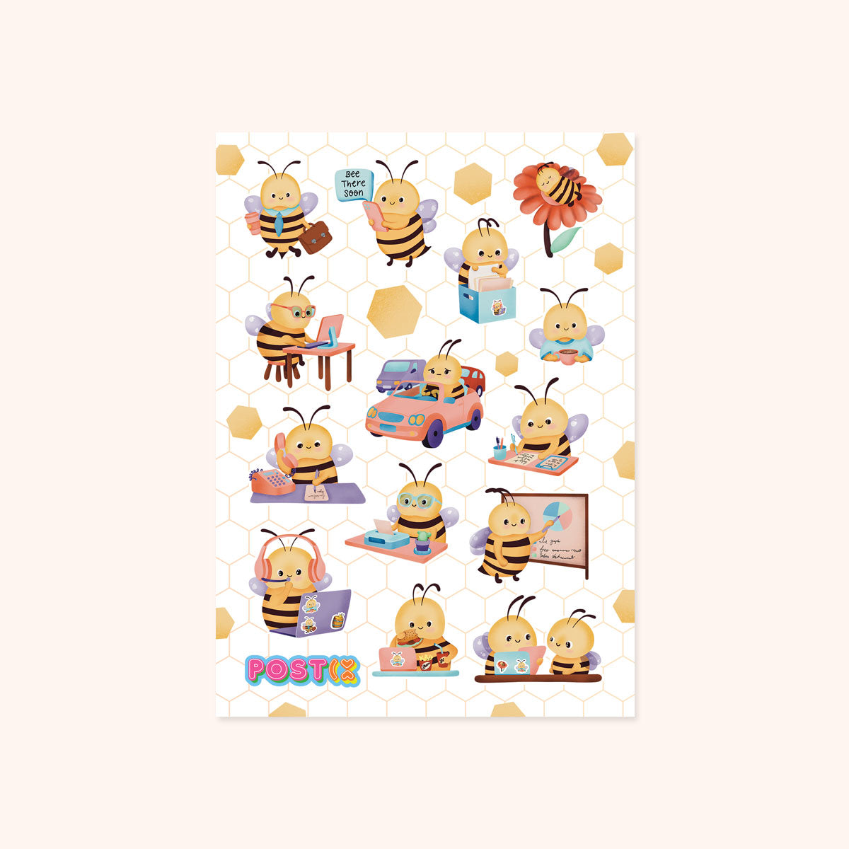 Buzz-iness Hours Sticker Sheet、mySite、ghnorth