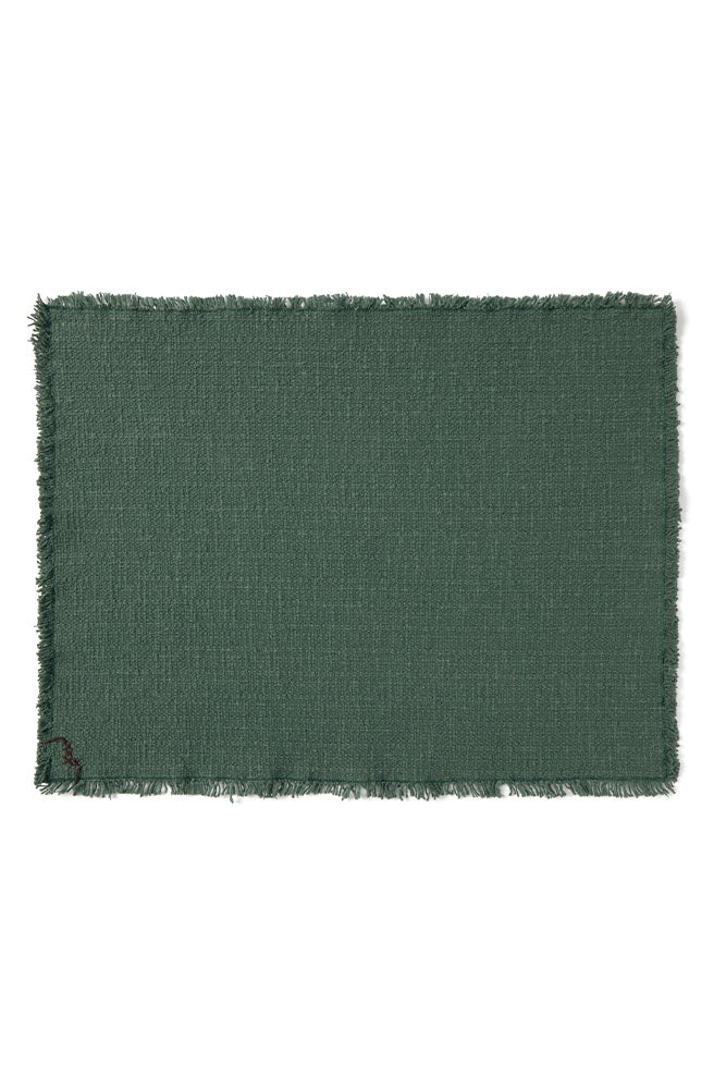 Handloom Placemat Duck Green, Set of 4、mySite、gigharbornorthrealestate