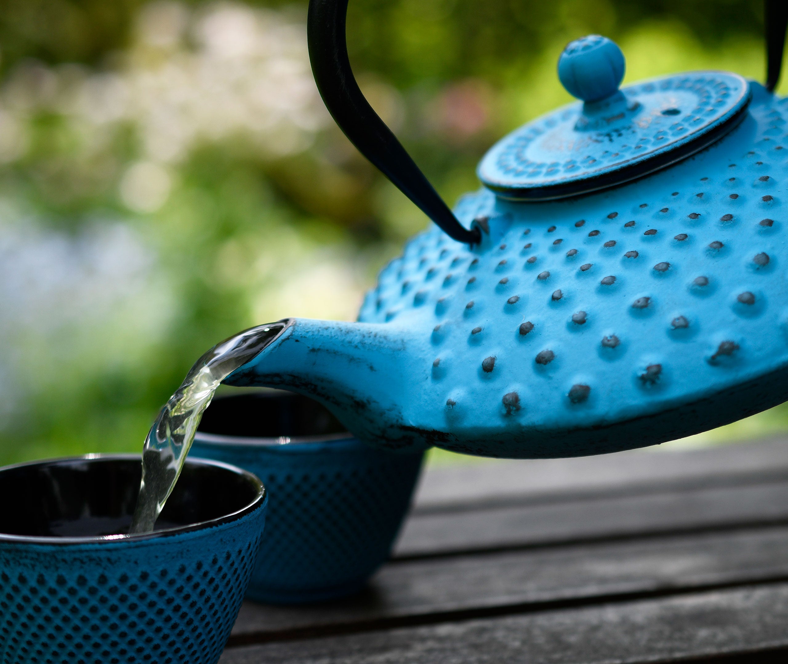 Cast Iron Teapot Kambin 800ml - Blue、mySite、topwebapps