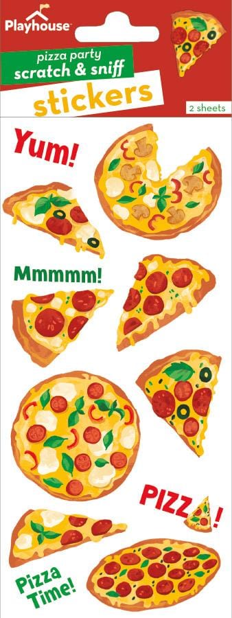  Scratch And Sniff Stickers - Pizza、mySite、ghnorth