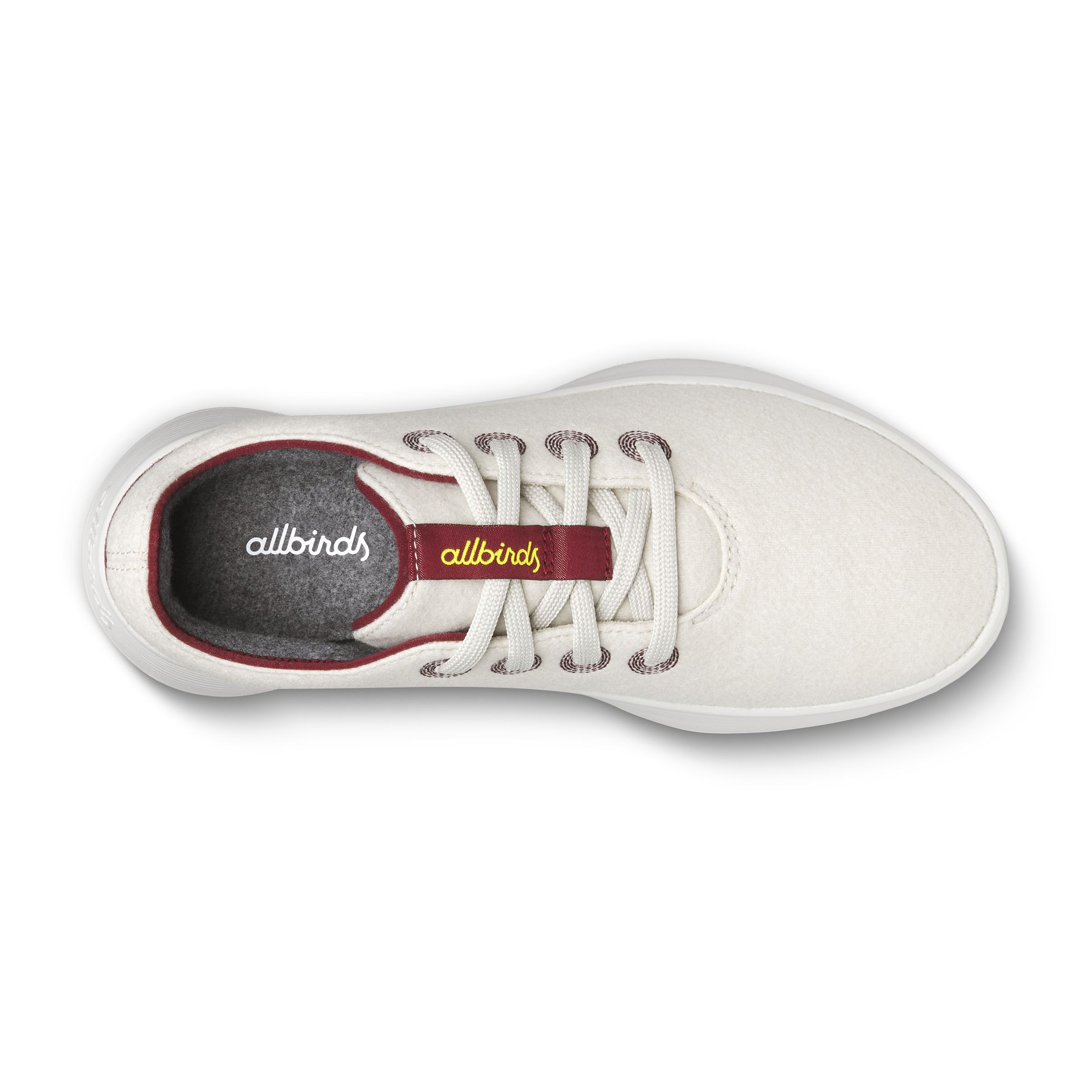  Men's Wool Runner Go - Weathered White/Thunder Red (Barely Grey Sole)、mySite、preschool7hills