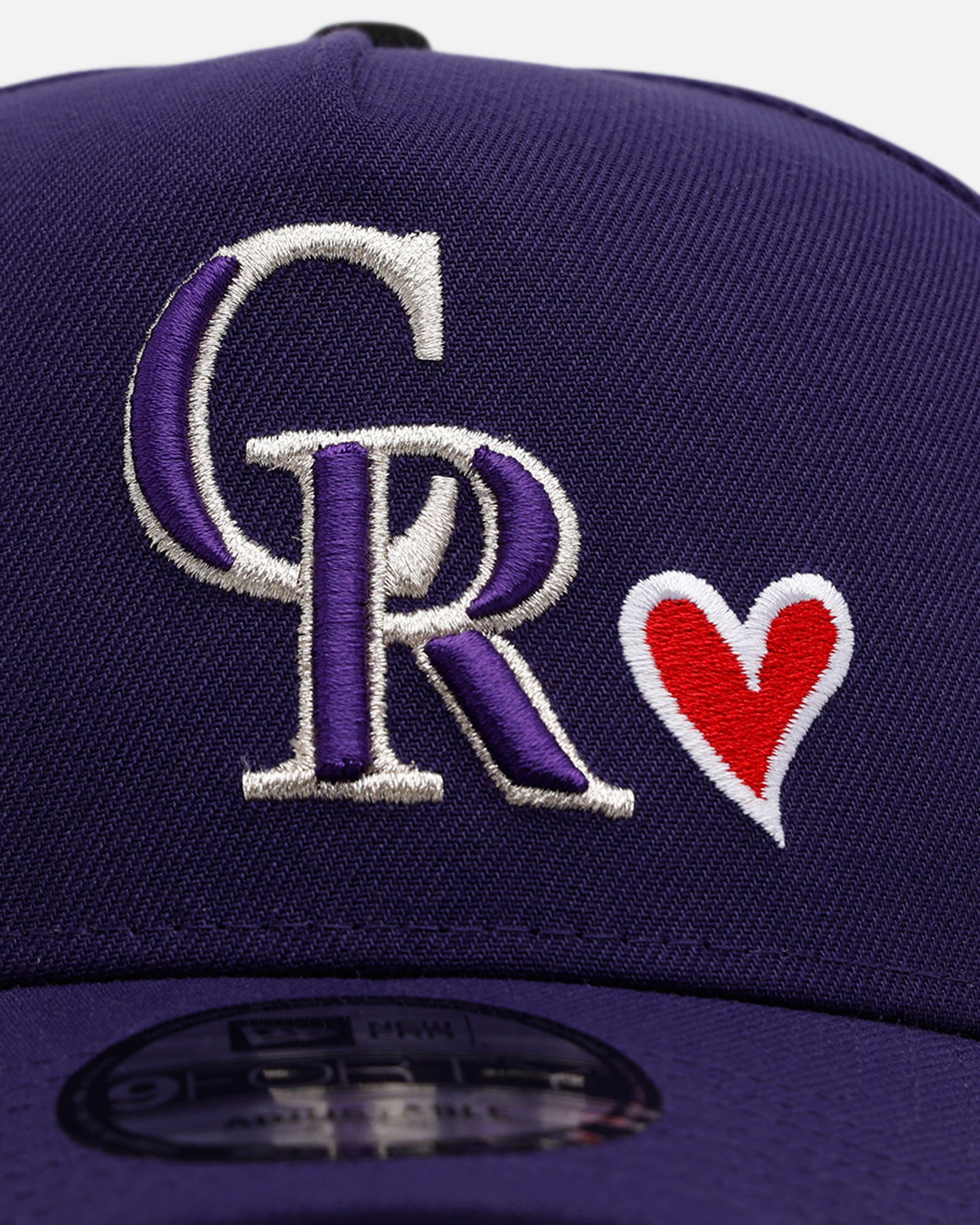 New Era Colorado Rockies 'Team Color Hearts' 9FORTY A-Frame Snapback Official Team Color、mySite、zt4zffjzw