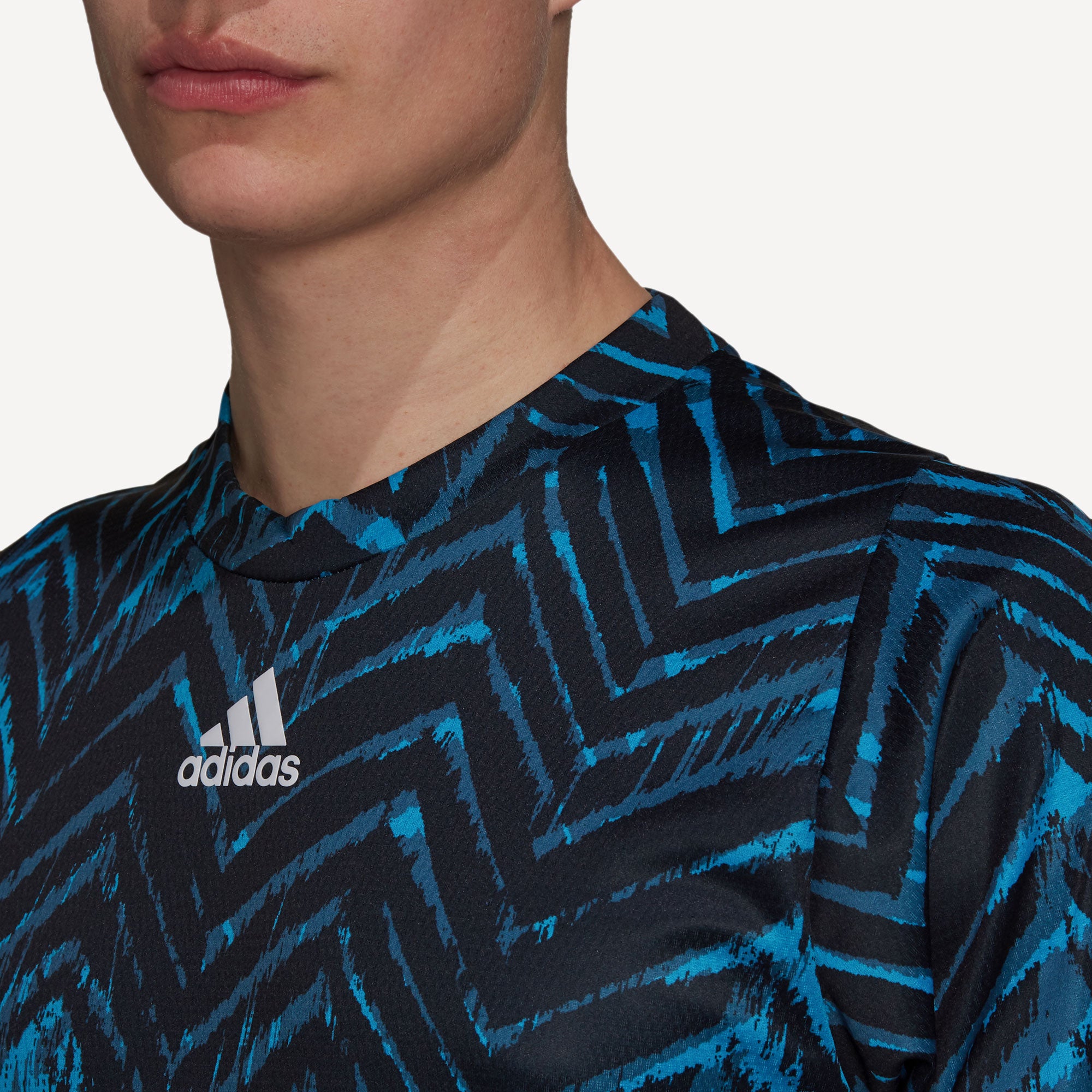 adidas Freelift Primeblue Men's Printed Tennis Shirt