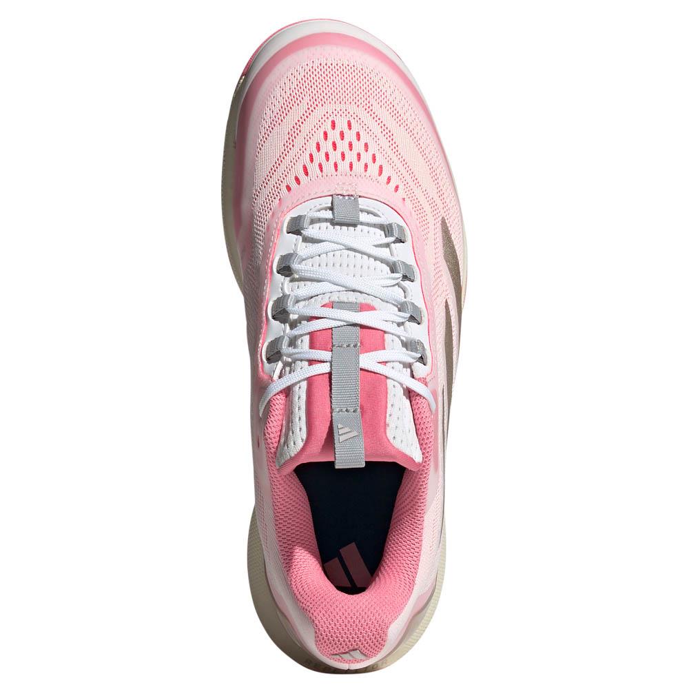 adidas Women's Avacourt 2 EM - Cloud White/Lucid Pink