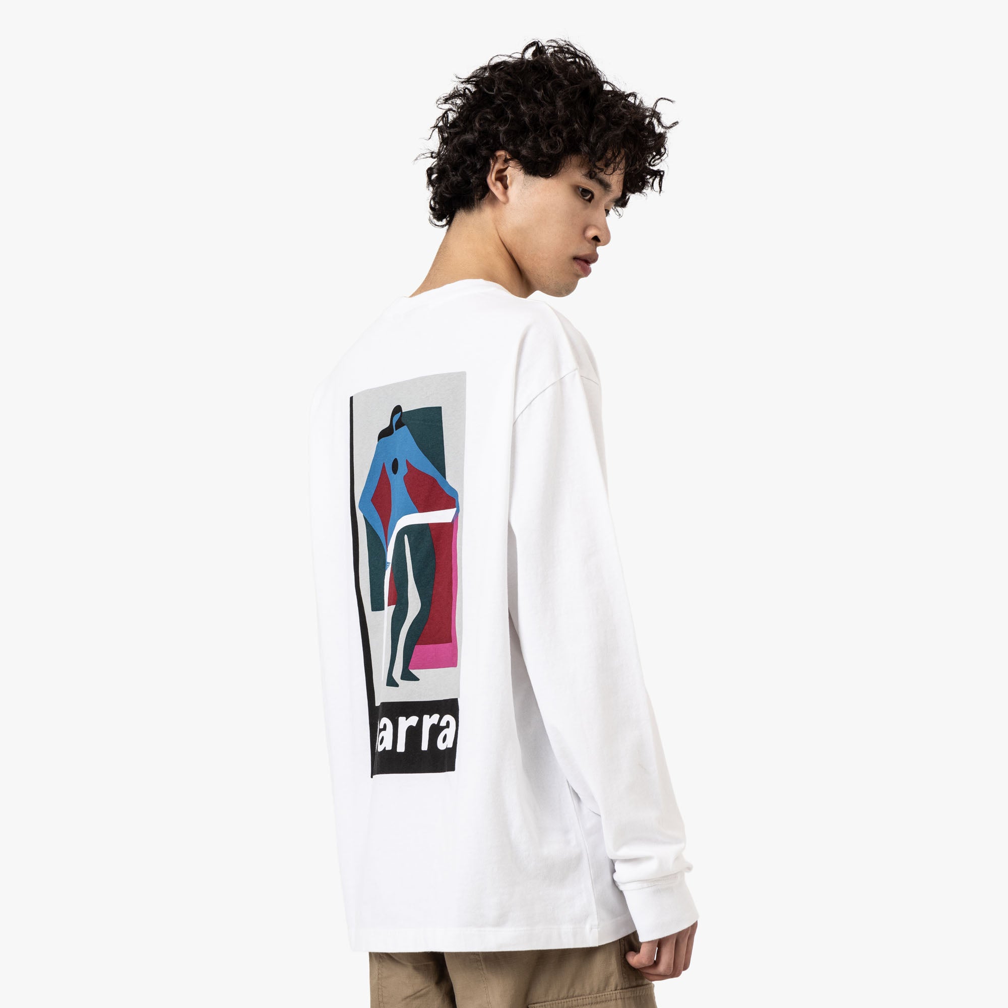  by Parra Lowering the Bar Longsleeve White、mySite、merchandisen