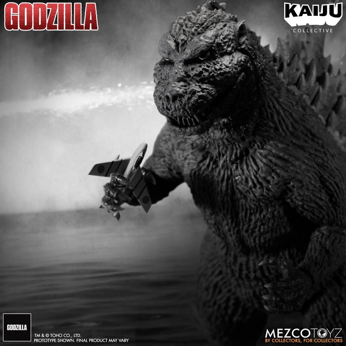 Godzilla (1954) Mezco Kaiju Collective Godzilla (Black & White)、mySite、hgirdovlk