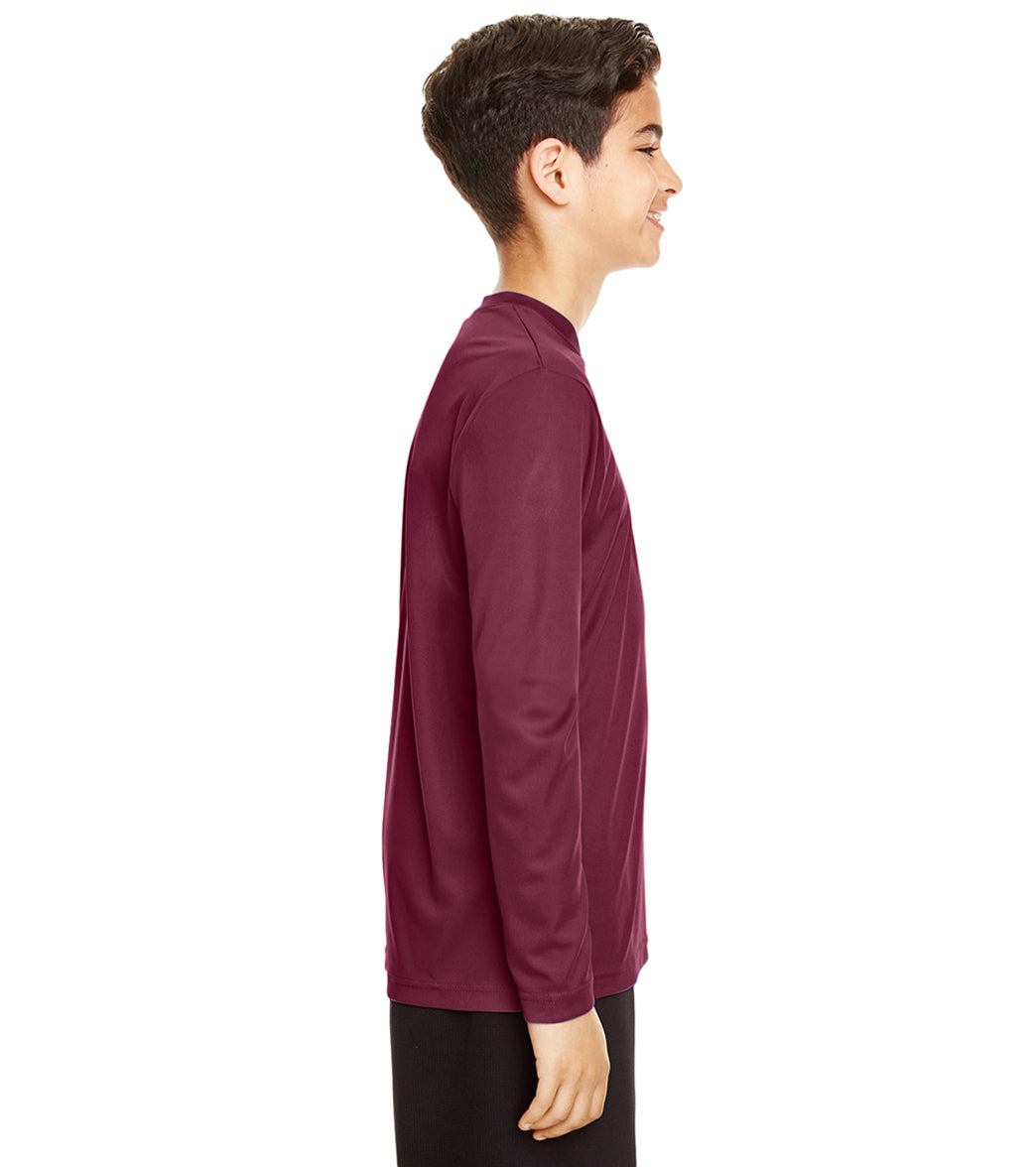 Team 365 Youth Zone Performance Long Sleeve T-Shirt、mySite、noshort