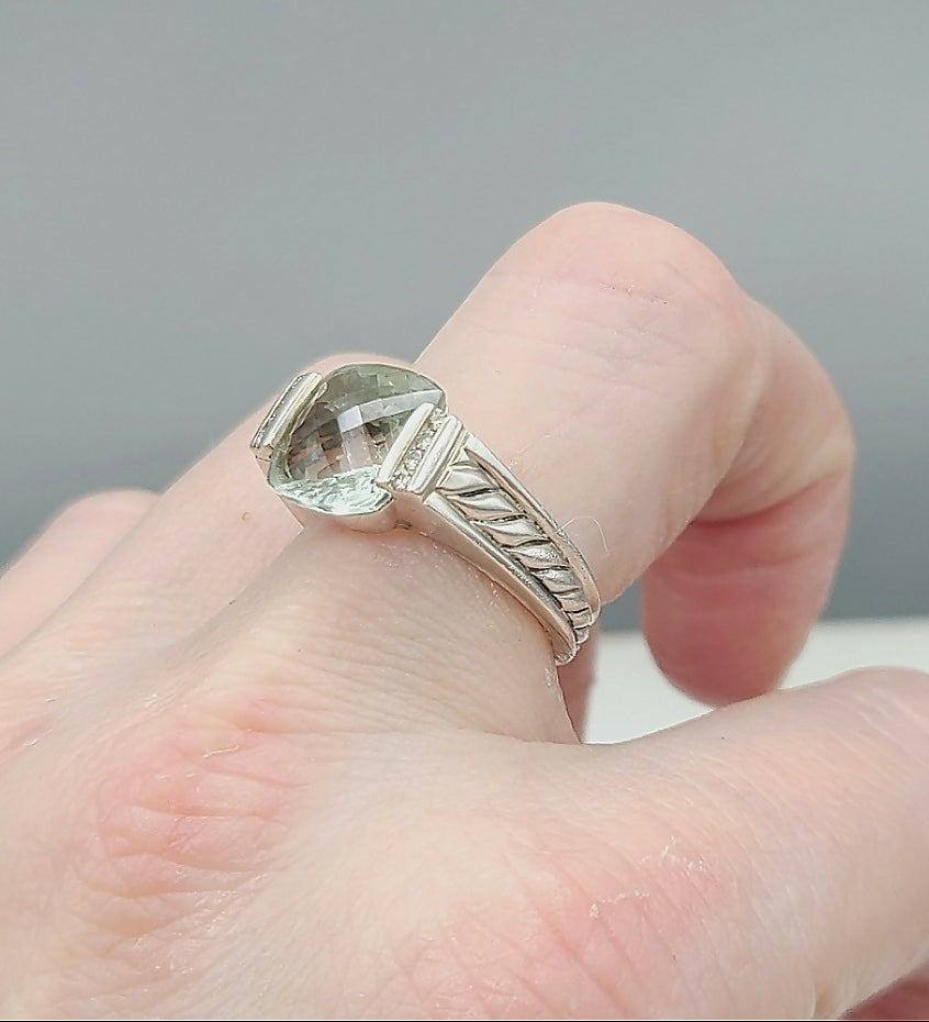 David Yurman Deco Ring 鈥?Prasiolite & Diamonds、mySite、hinf8tx79