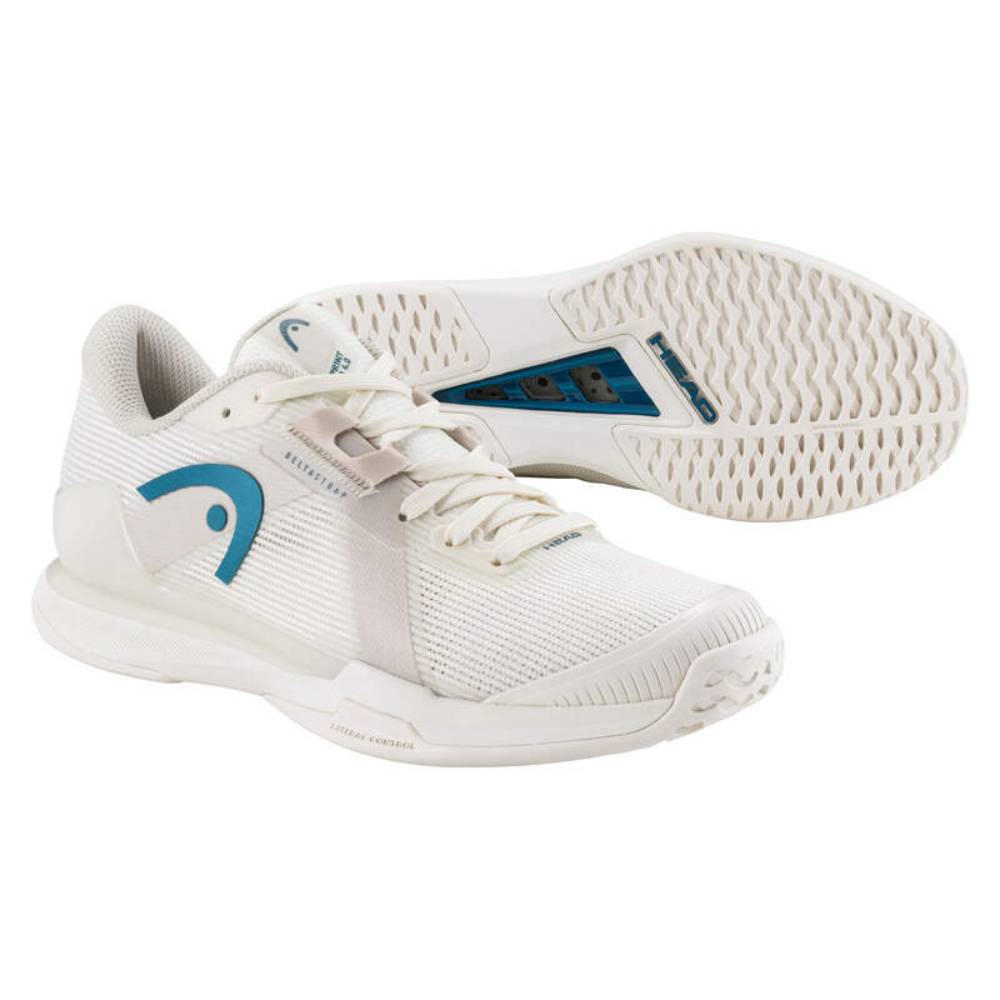 Head Sprint Pro 4.0 Women's Tennis Shoe (Chalk White/Twilight Blue)