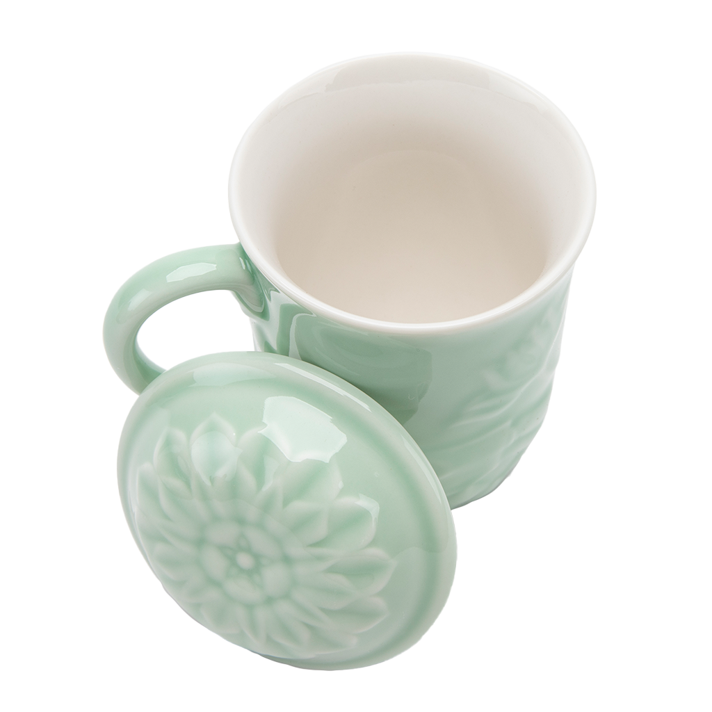 Tea Mug with Lid - Reclining Buddha、mySite、topwebapps