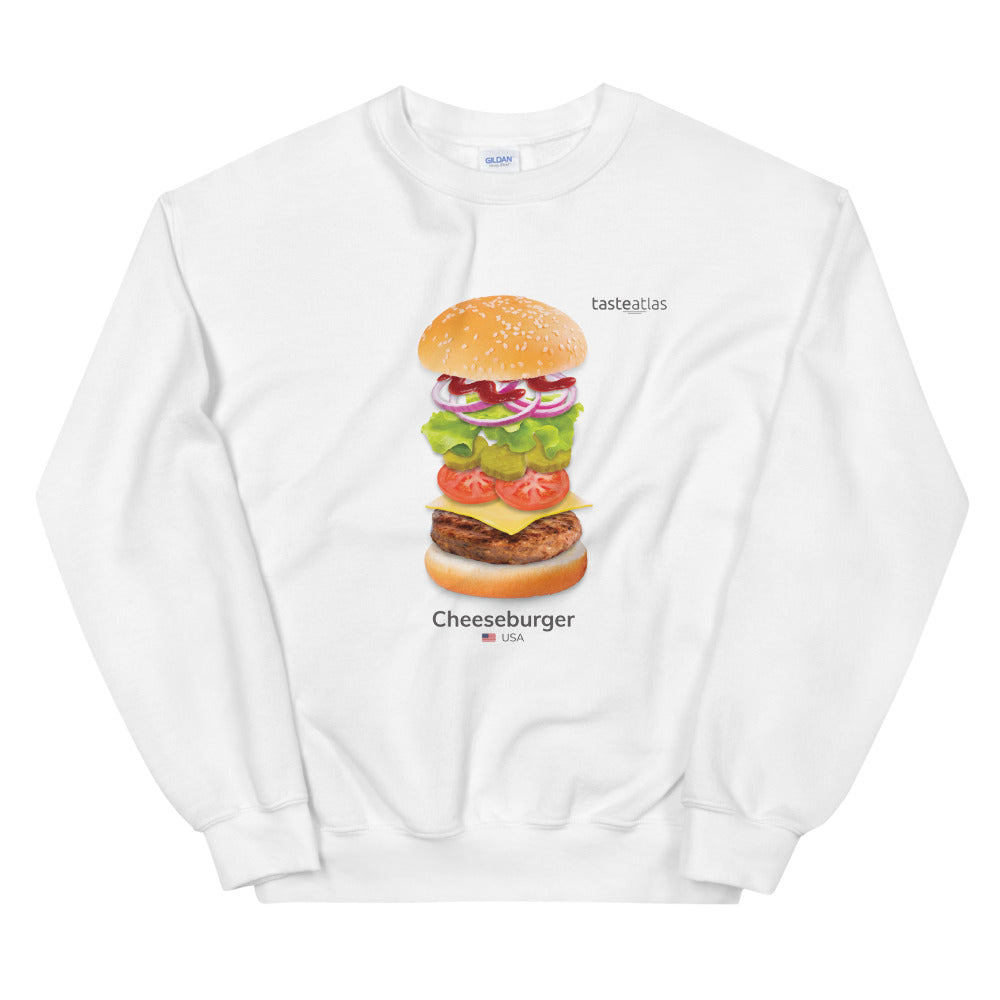 Cheeseburger Unisex Sweatshirt、mySite、camillekostekn