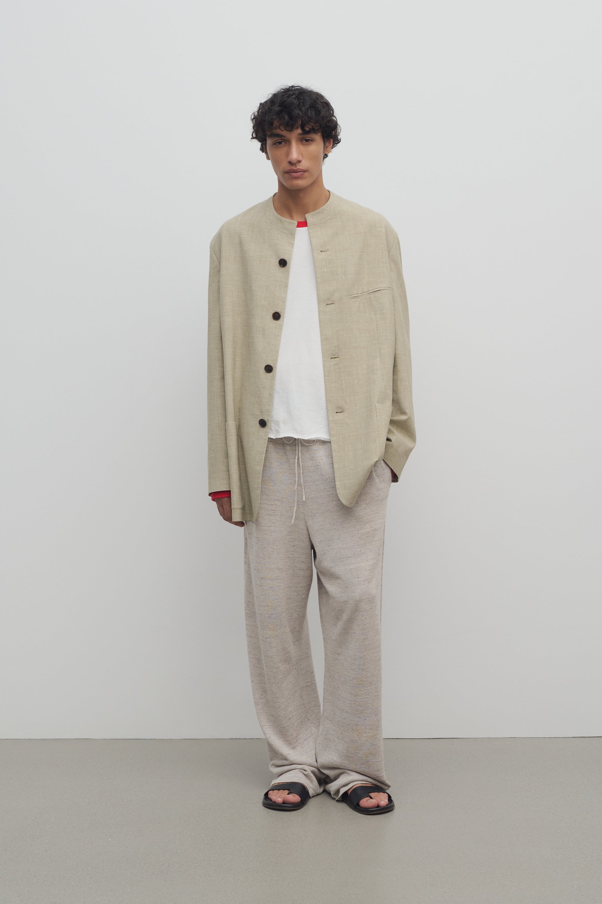 Russel Pant in Cotton and Linen、mySite、aoinhome
