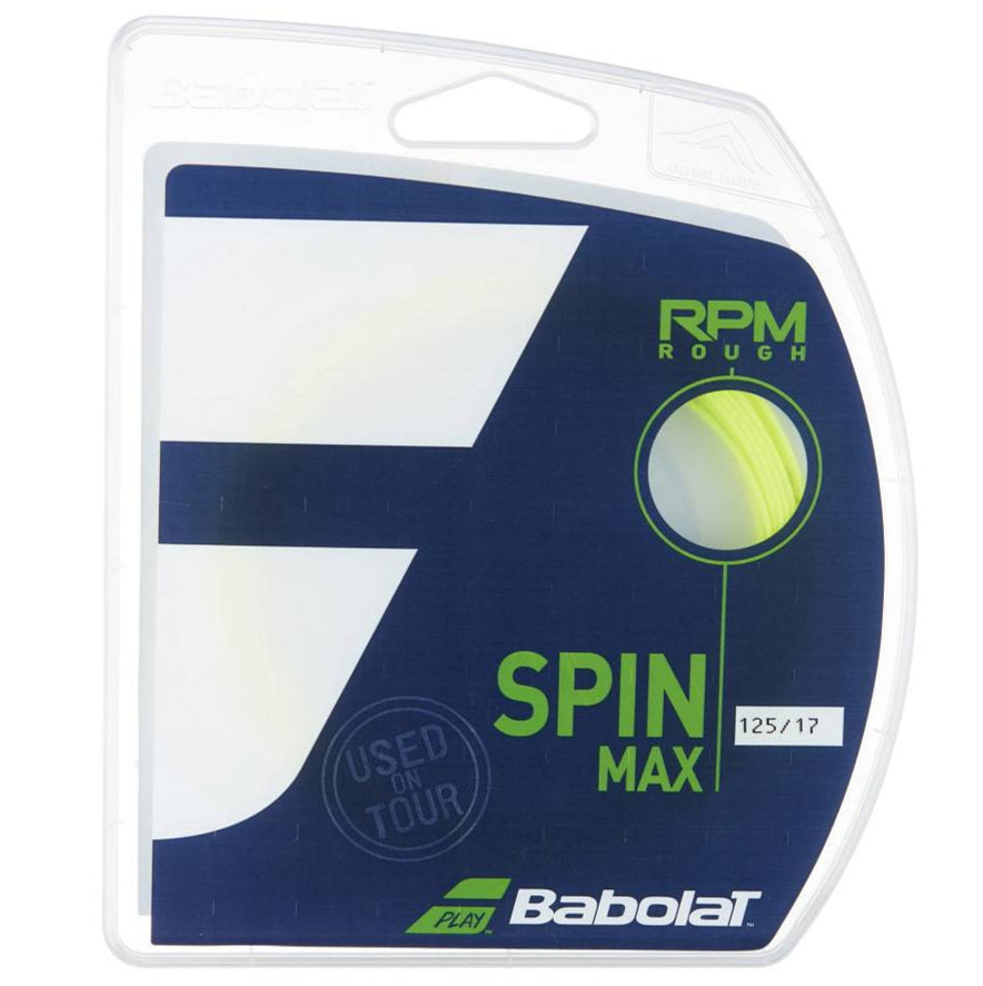 Babolat RPM Rough 17/1.25 Tennis String (Yellow)