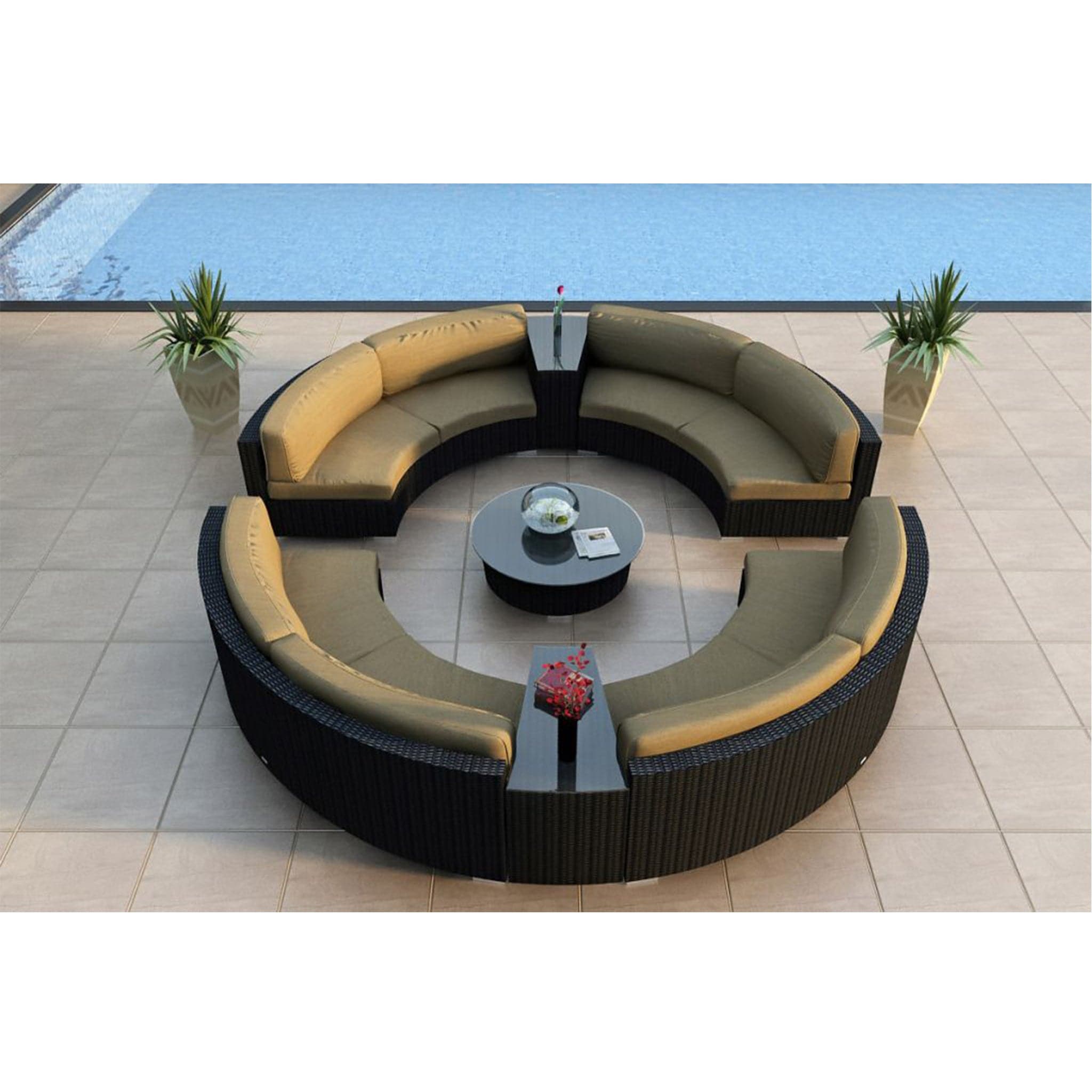 Urbana 7 Piece Curve Sectional Set、mySite、neckold