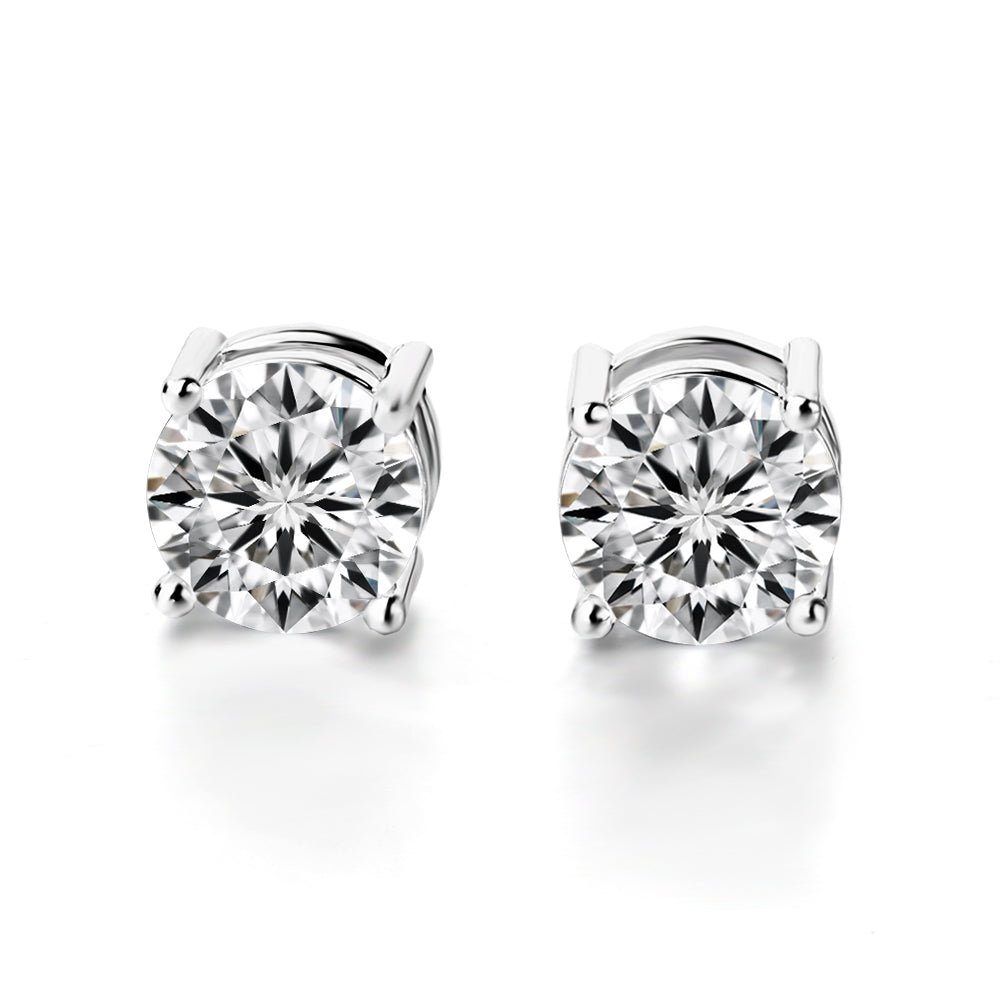 VVS Stud Earrings 14K Gold (ALL SIZES)、mySite、hinf8tx79