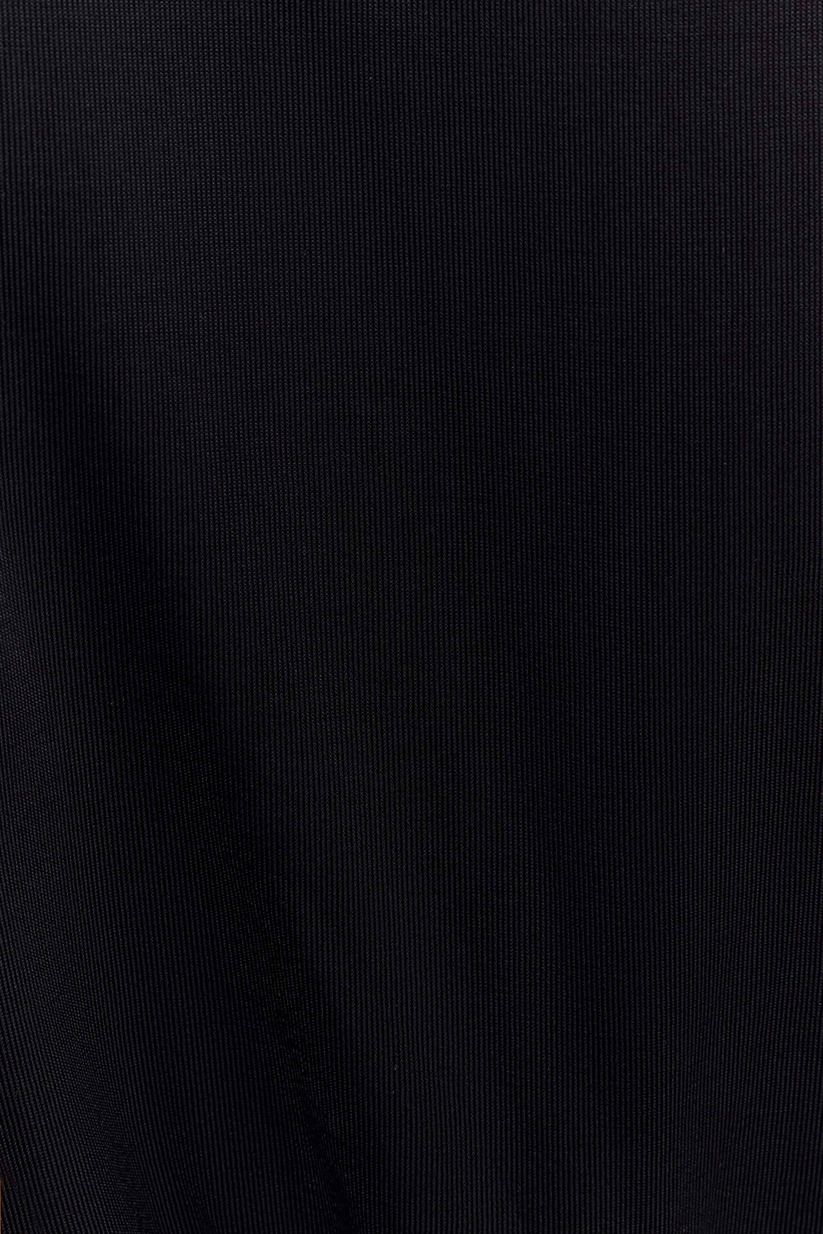 Elke Slinky V Neck Maxi Dress - Black、mySite、solidvoid