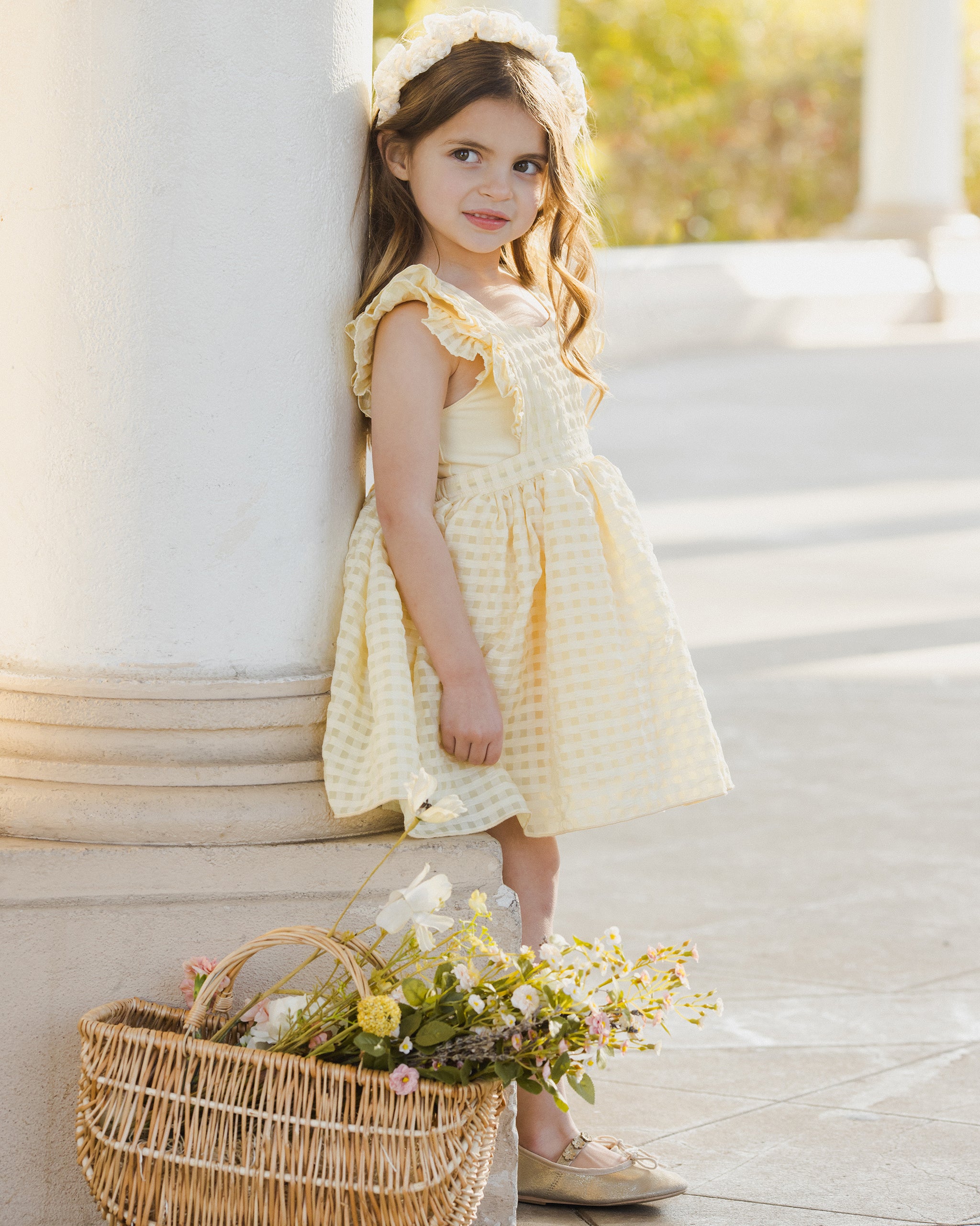  Provence Dress | Lemon Check、mySite、layawaytickets