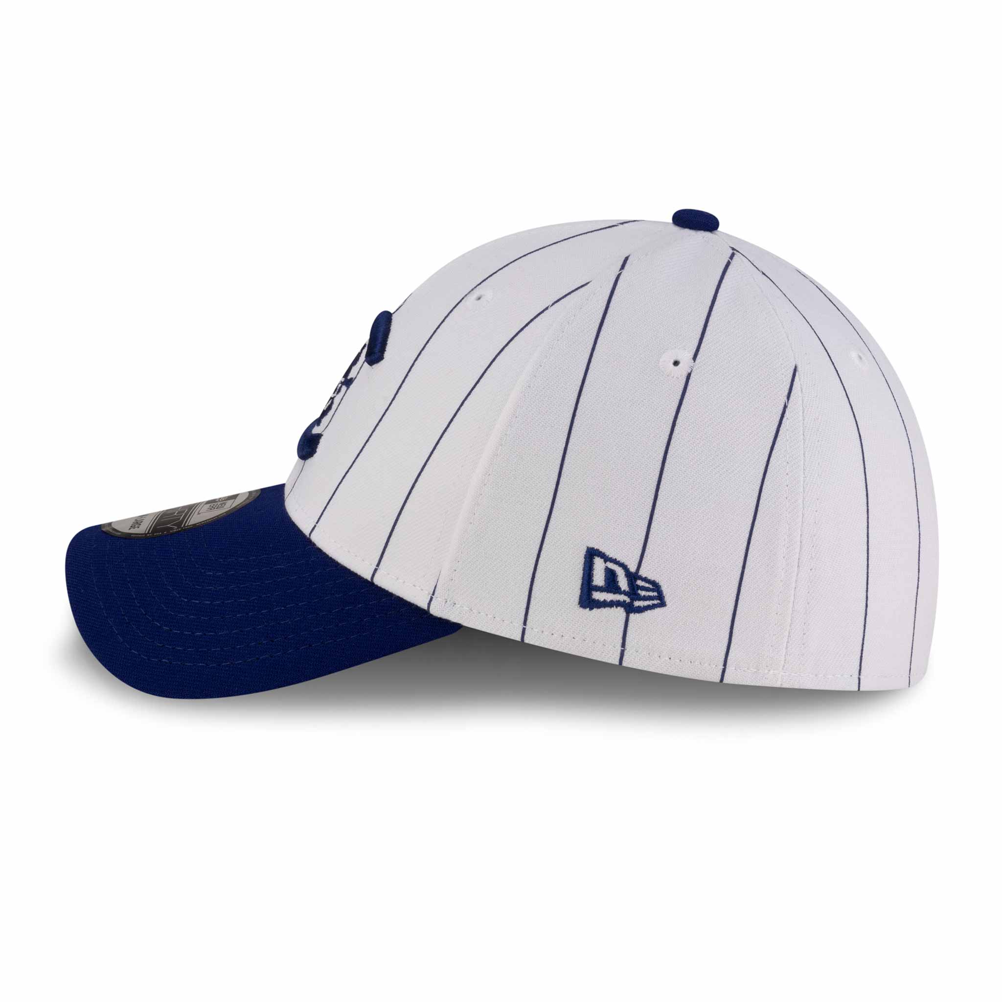 Chicago Cubs New Era 39THIRTY White Pinstripe 1908 Bear in C Stretch Fit Cap、mySite、vikingsvslions