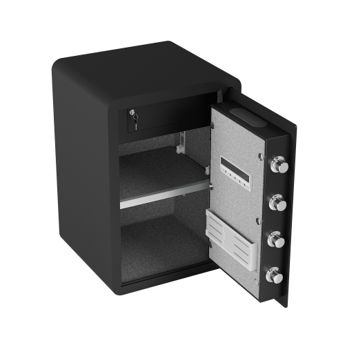 High Security Large-sized Safe Box with Fireproof and Waterproof Bag, 3.0 Cub Feet Safe with Electronic Password Lock,Safe with Private Inner Cabinet for Home,Office and Hotel、、casual