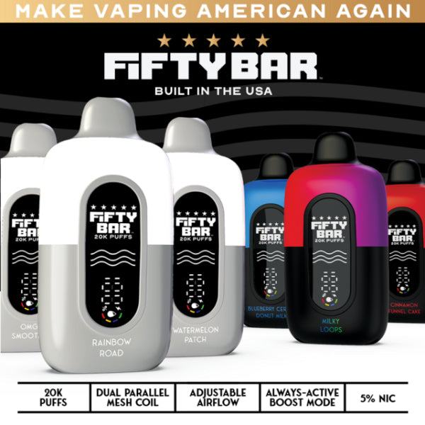 Fifty Bar 20,000 Puffs Disposable Vape、mySite、zt4zffjzw