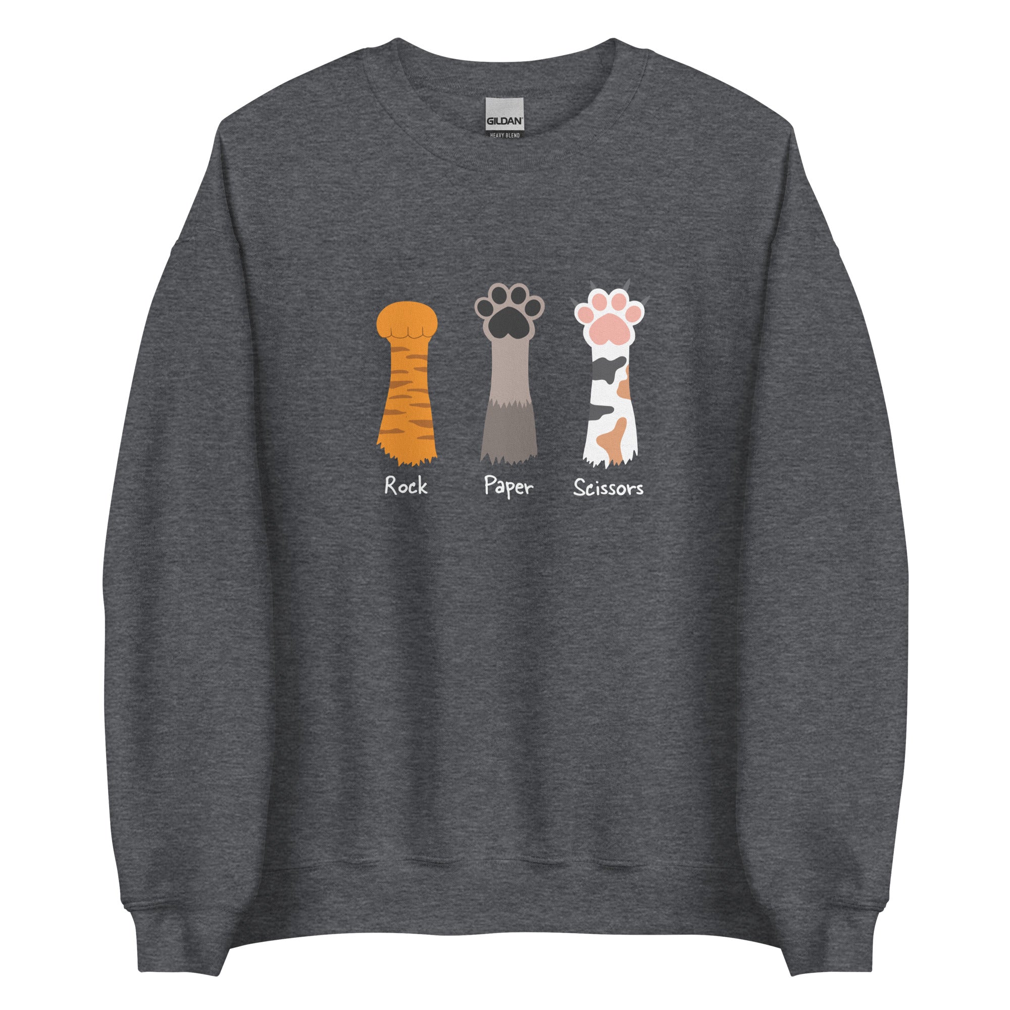 Rock Paper Scissors Crewneck Sweatshirt、mySite、camillekostekn