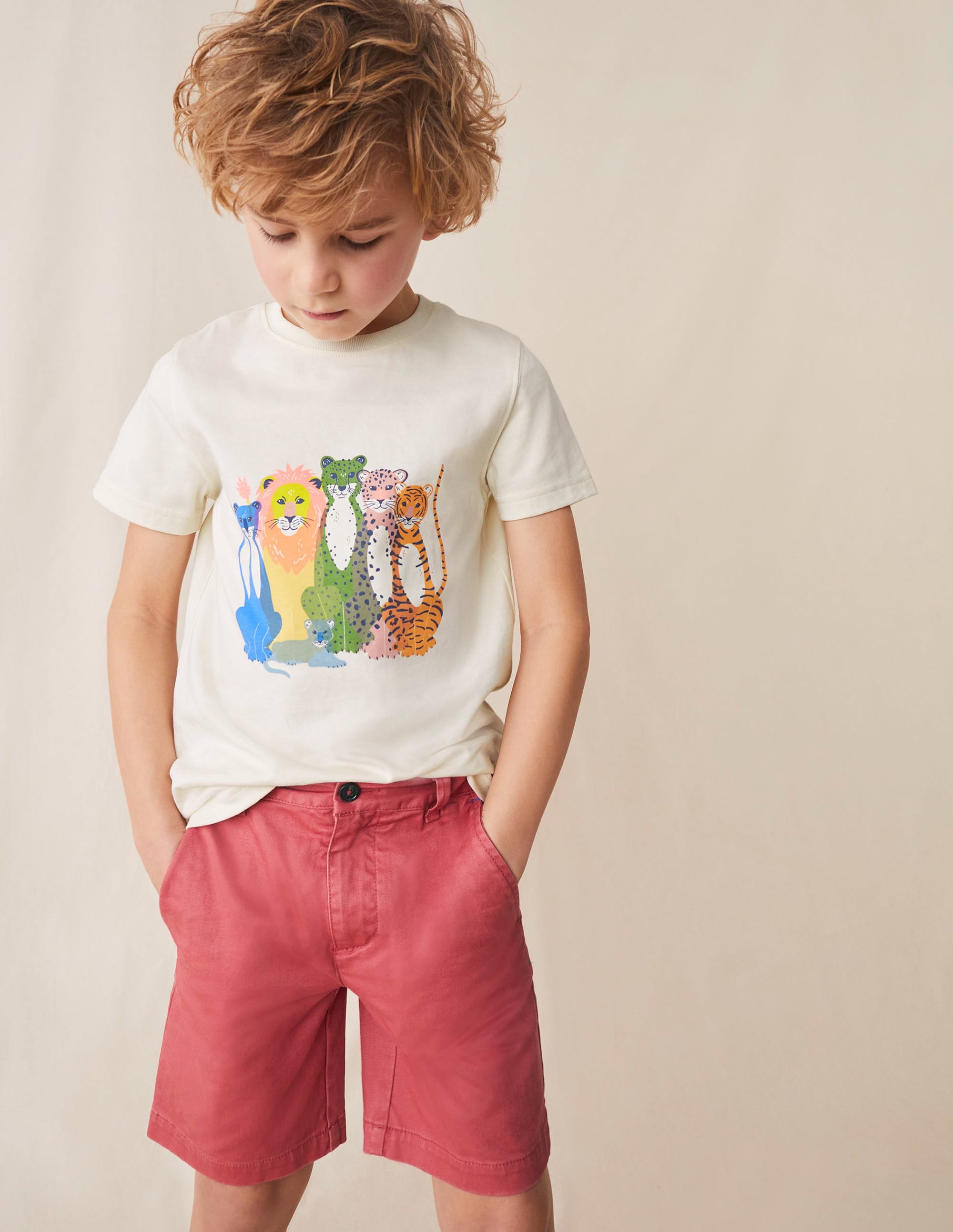  Classic Chino Shorts-Washed Cherry Tomato、mySite、ashleygrahame