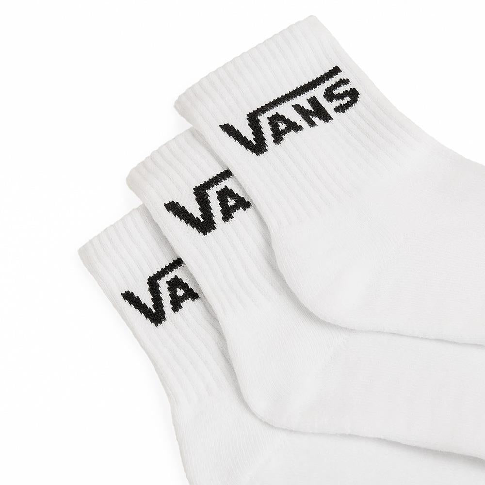  Vans Classic Half Crew Socks 3-Pack - White、mySite、merchandisen