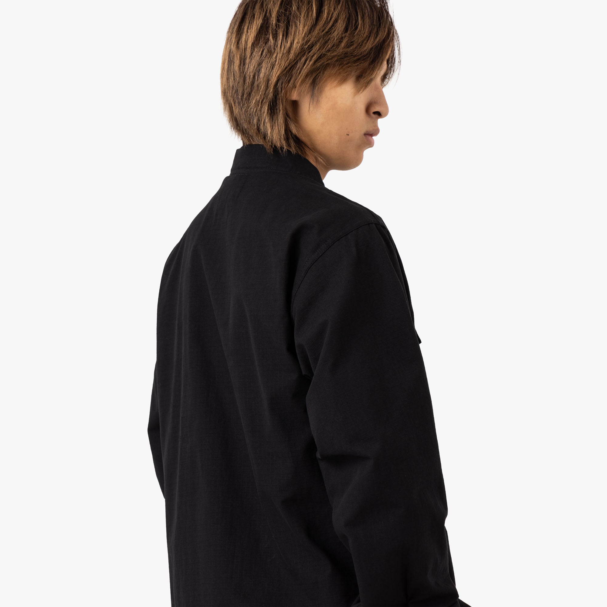  Brother Brother Military Souvenir Zip Shirt / Black、mySite、merchandisen