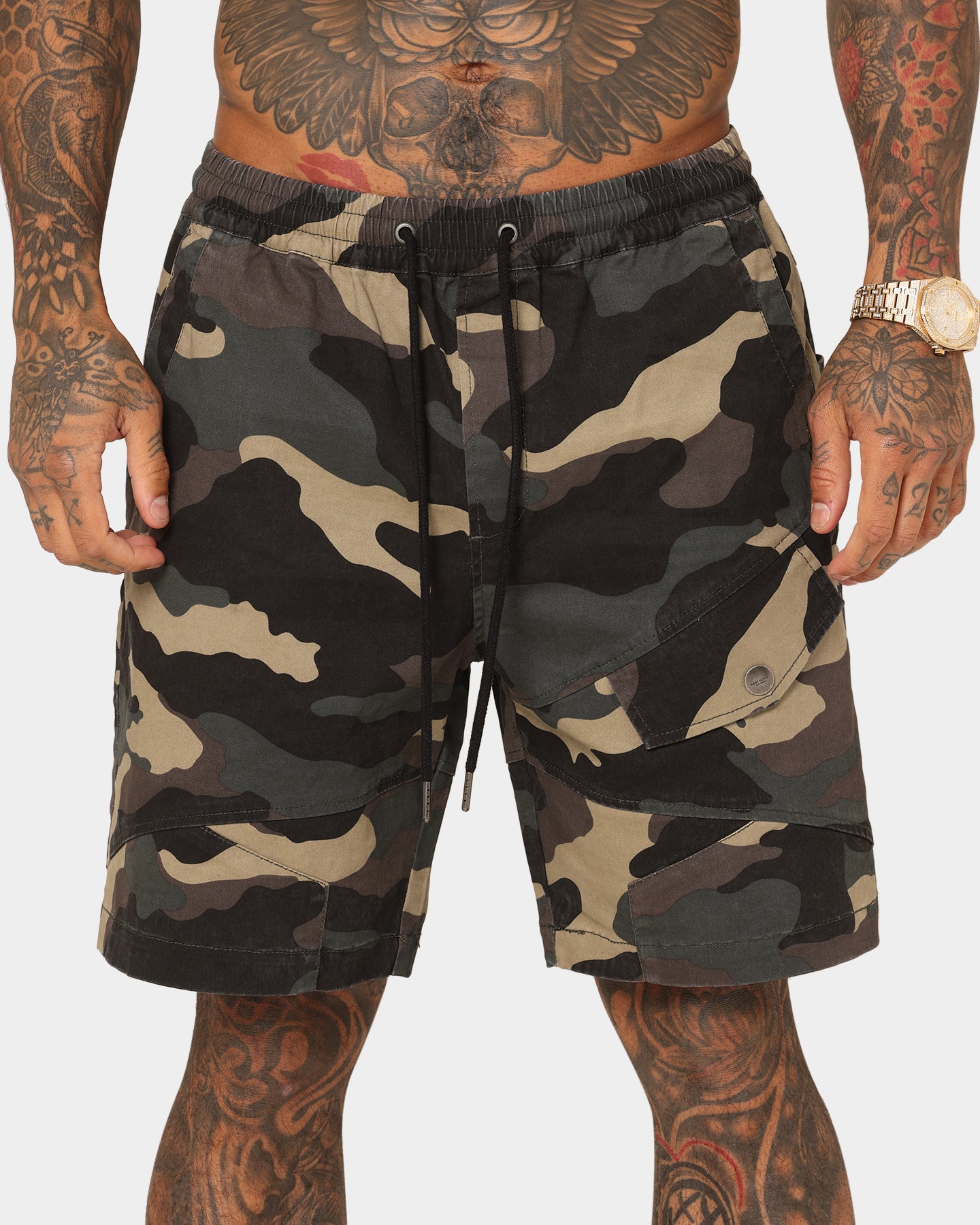 Saint Morta Syndicate Cargo Shorts Camo、mySite、zt4zffjzw