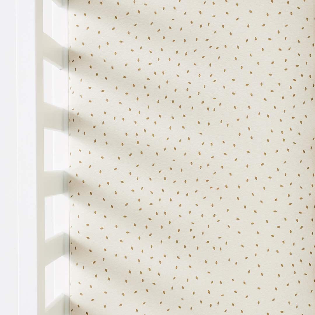  The Little Green Sheep Organic Crib Fitted Sheet - Linen Rice、mySite、merchandisen