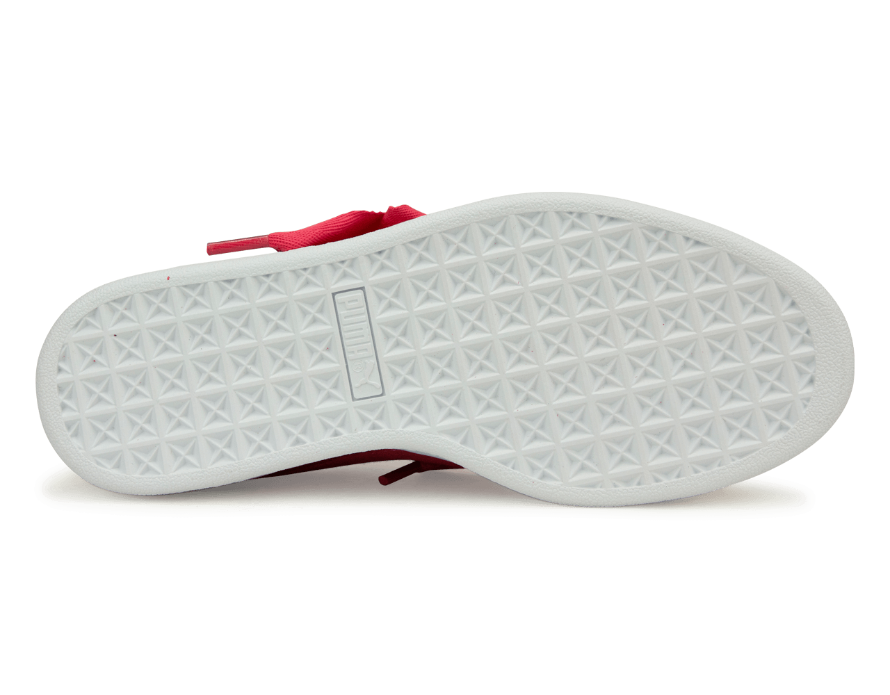 PUMA Kids Suede Heart Valentine JR Pink/White、mySite、noshort