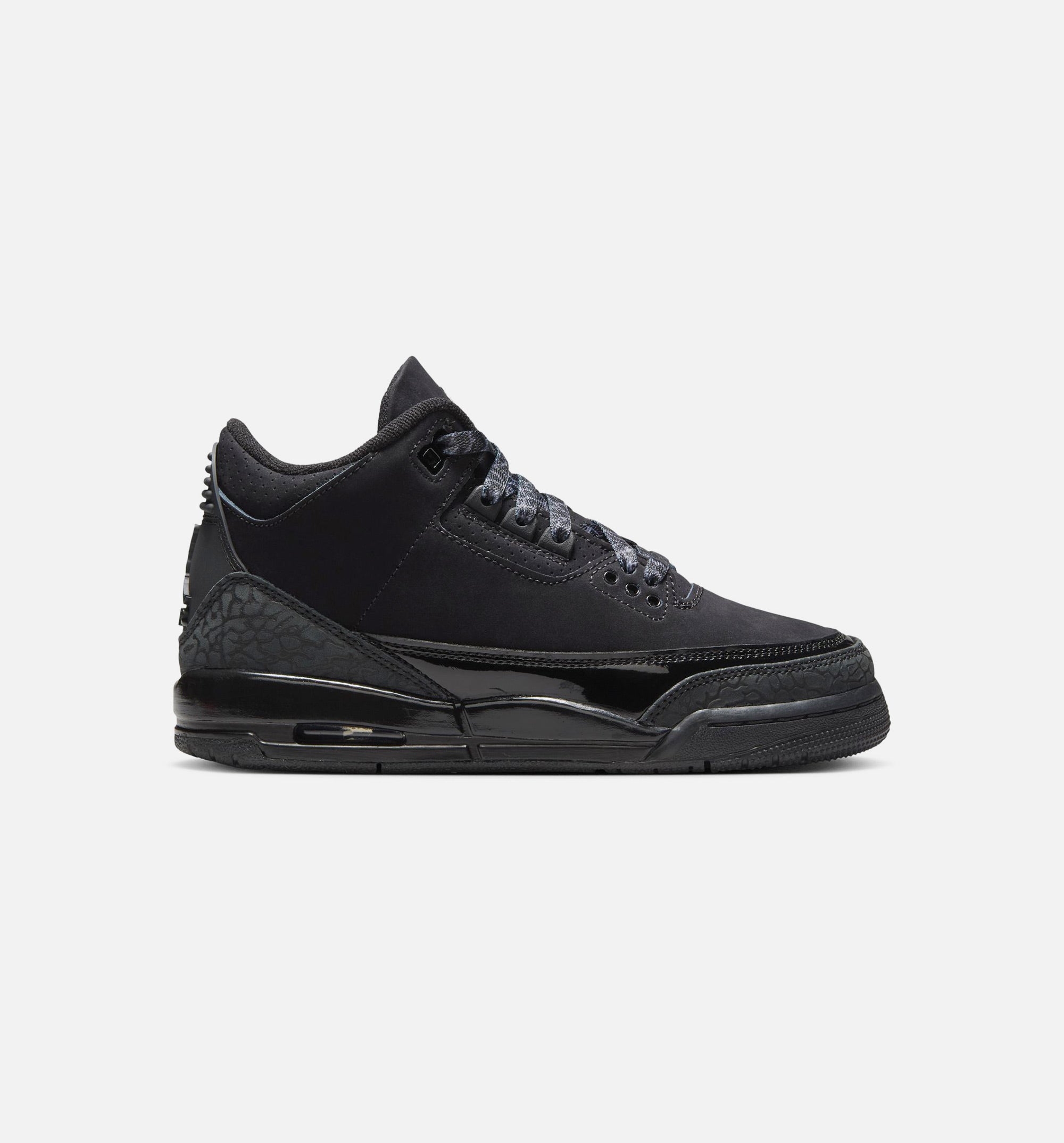 Air Jordan 3 Retro Black Cat Grade School Lifestyle Shoe - Black/Dark Charcoal/Black Free Shipping、mySite、dreamappss