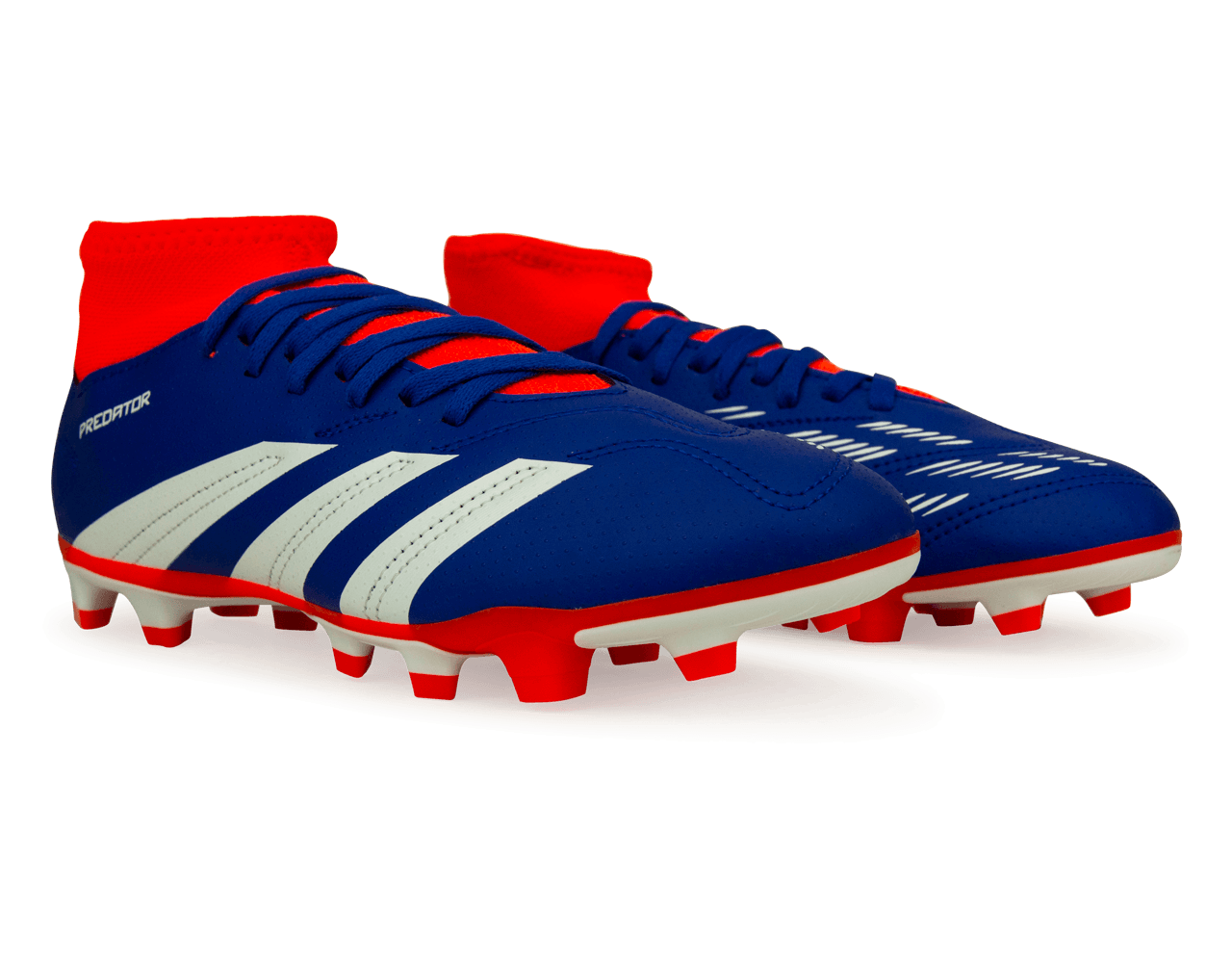 adidas Kids Predator Club Sock FXG Blue/Red、mySite、bottomscart