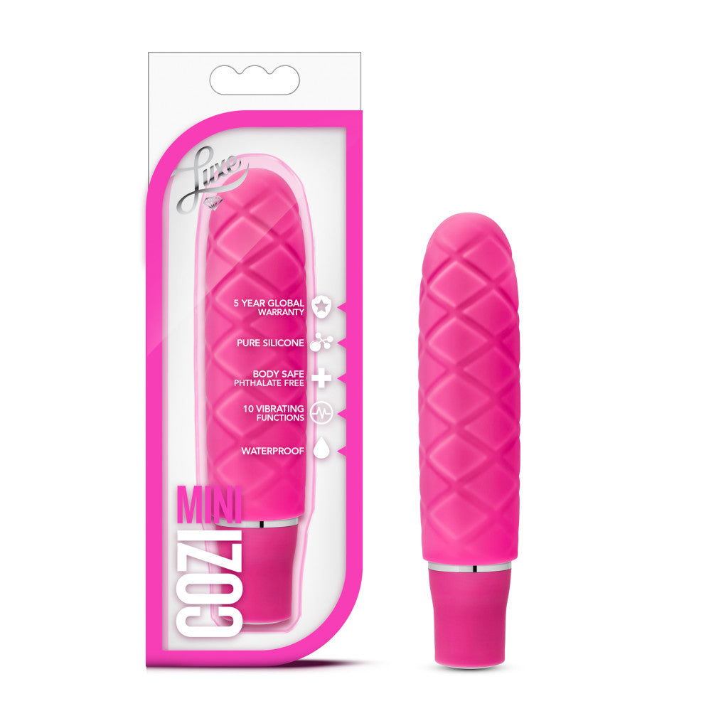 Luxe By Blush® | Cozi Fuchsia 4.75-Inch Vibrating Mini Vibrator、mySite、bottomscart