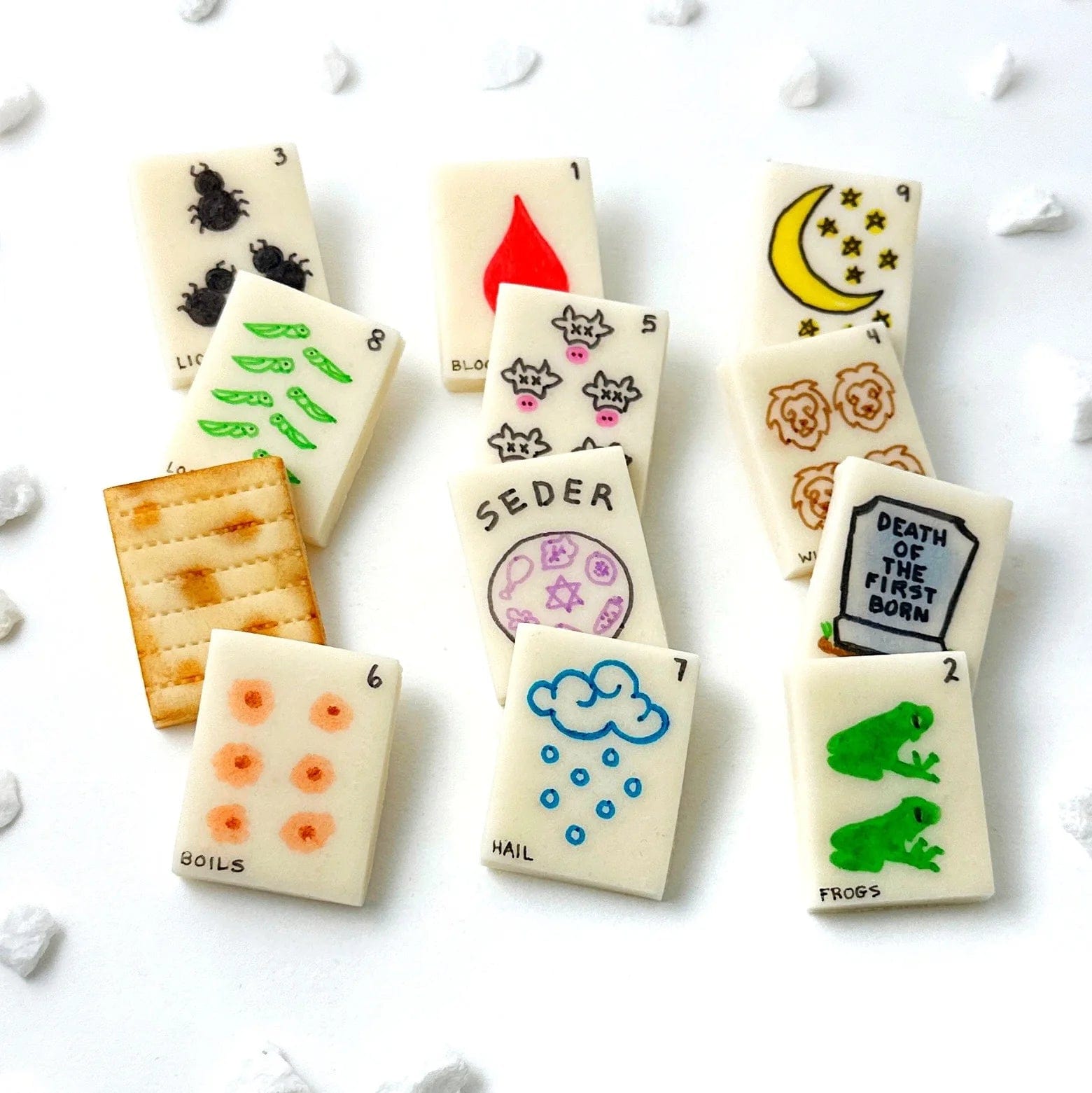 Passover Plagues Mah Jongg Marzipan Tiles、mySite、topwebapps