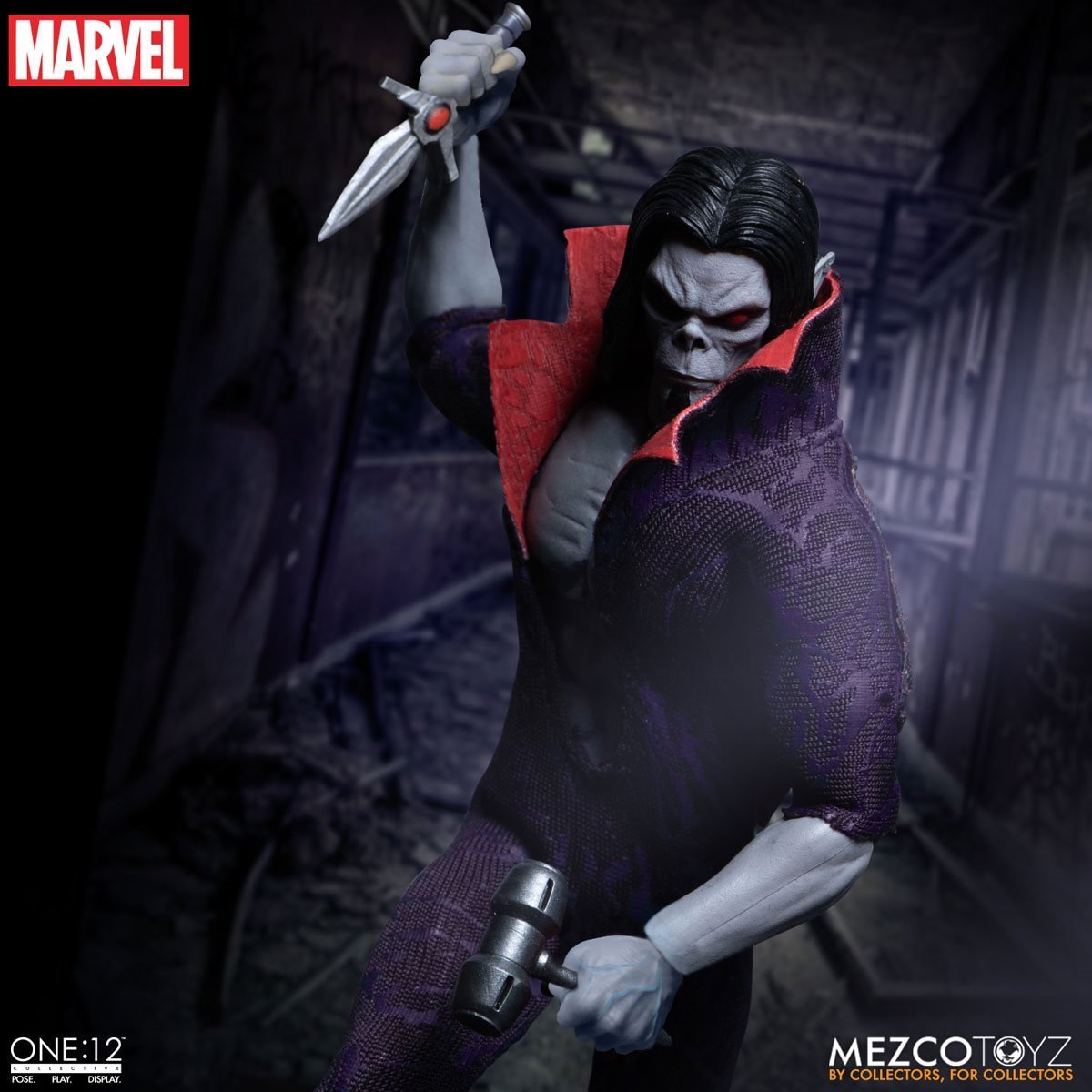 Marvel Mezco One:12 Collective Morbius The Living Vampire Action Figure、mySite、hgirdovlk