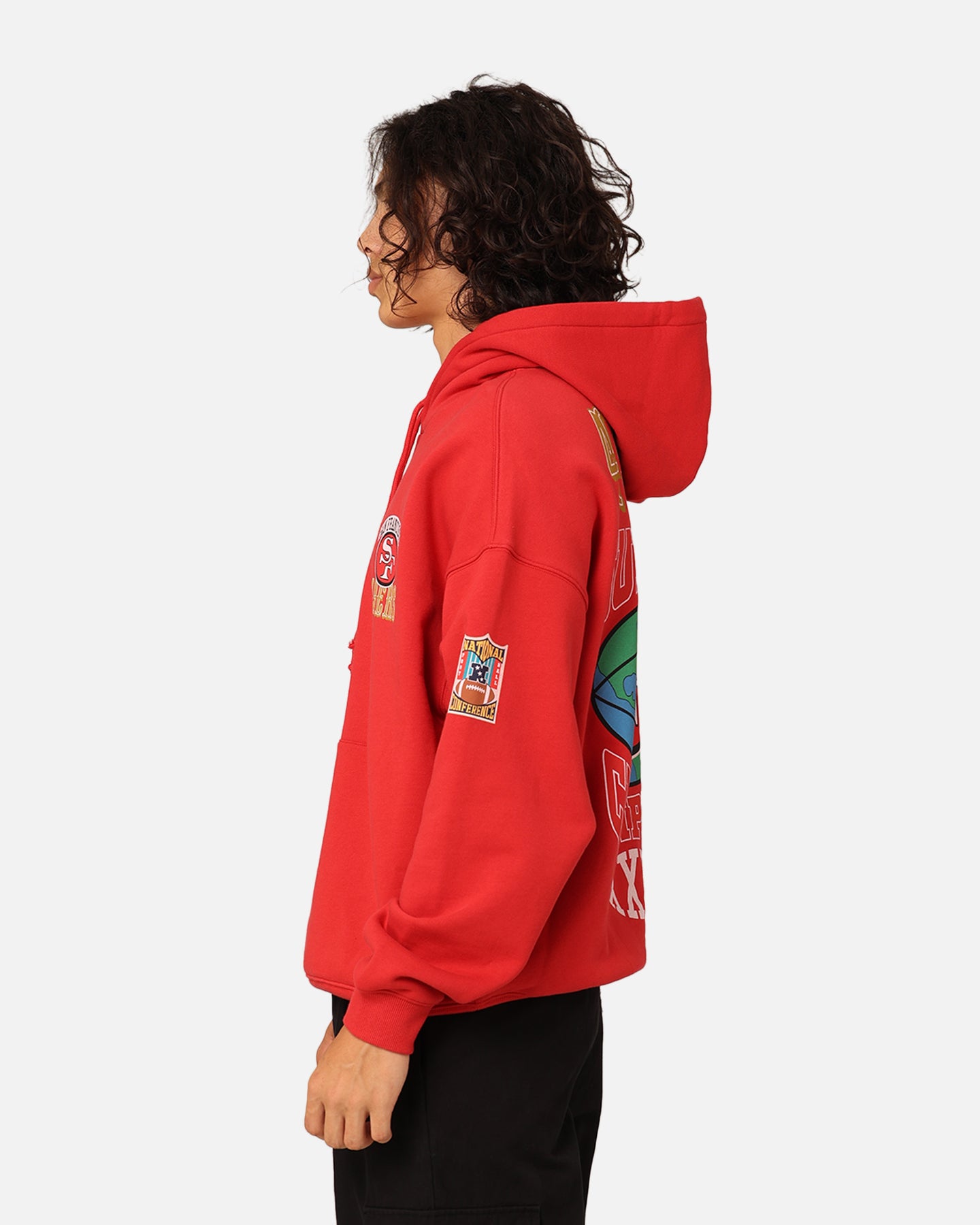Mitchell & Ness San Francisco 49ers Super Bowl World Hoodie Faded Red、mySite、zt4zffjzw