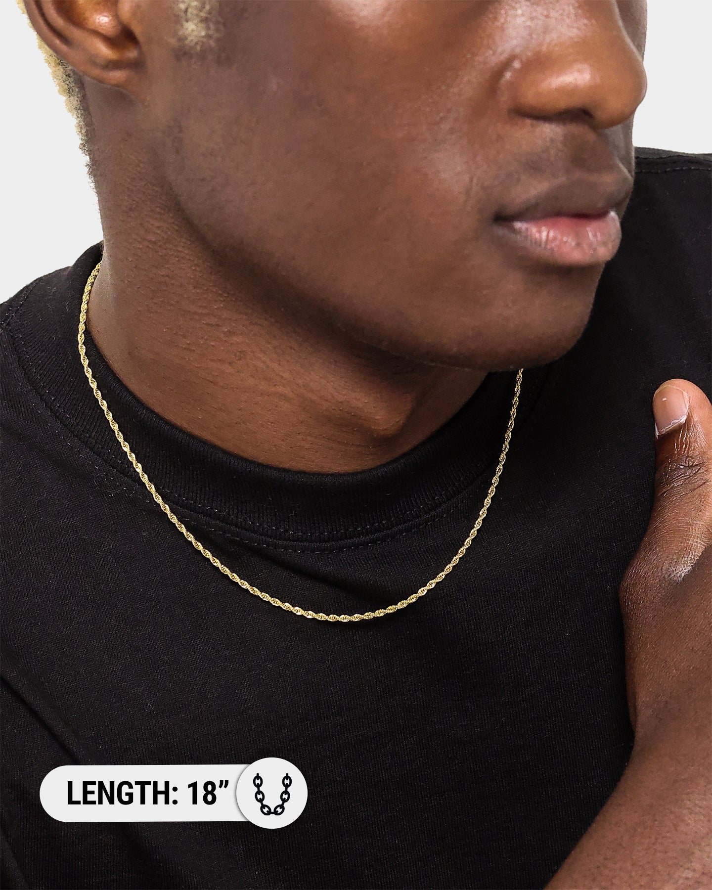 NXS 2mm Rope Necklace Gold、mySite、zt4zffjzw