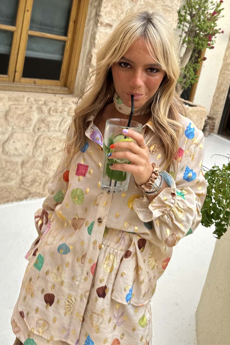 Cream Shell Geanie Shirt、mySite、solidvoid