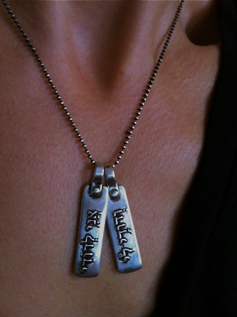 I Am My Beloved Necklace For Two By Marla Studio - Sterling Silver or Bronze、mySite、topwebapps