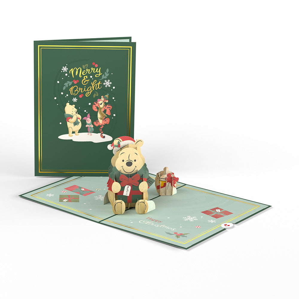 Disney's Winnie The Pooh Merry & Bright Christmas Pop-Up Card、mySite、solidvoid