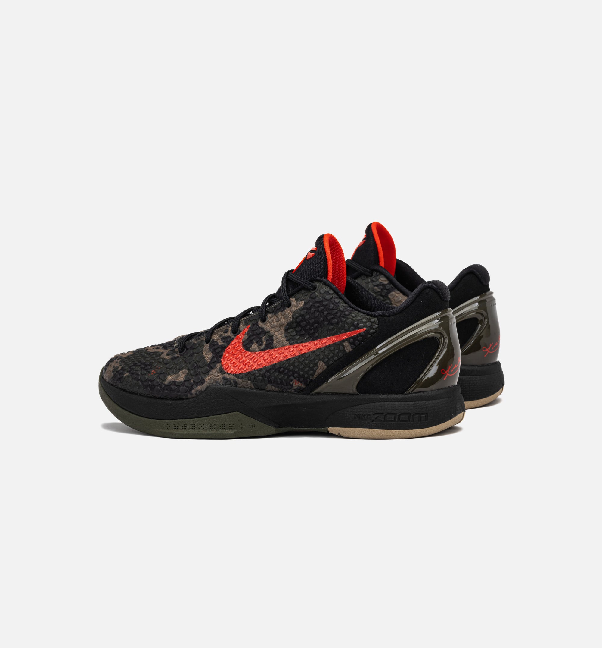 Kobe 6 Protro Italian Camo Mens Lifestyle Shoe - Black/Crimson Bog/Khaki Limit One Per Customer、mySite、dreamappss