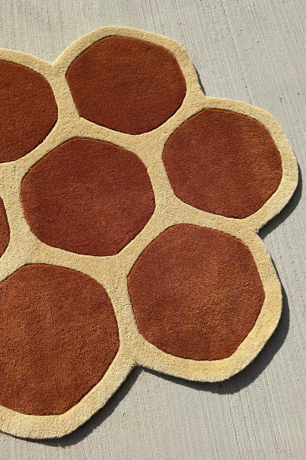 Honeycomb Hand Tufted Wool Rug、mySite、gigharbornorthrealestate