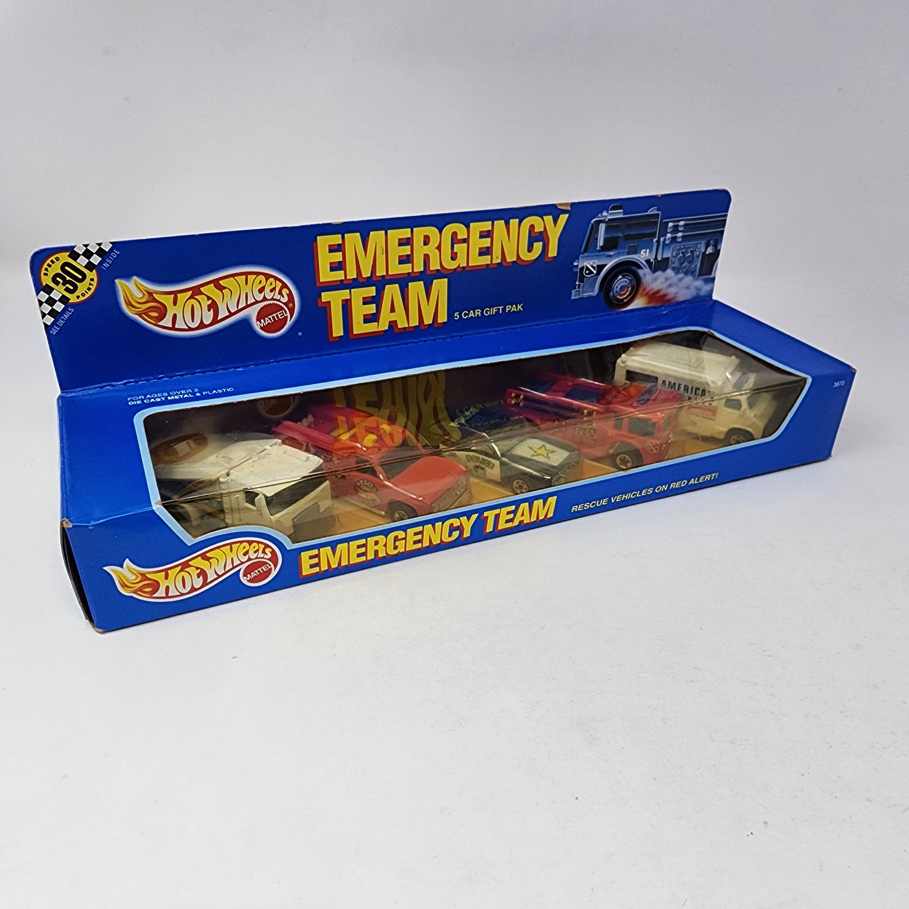 Emergency Team 5 car Gift Pack * 1990 Hot Wheels、mySite、hgirdovlk