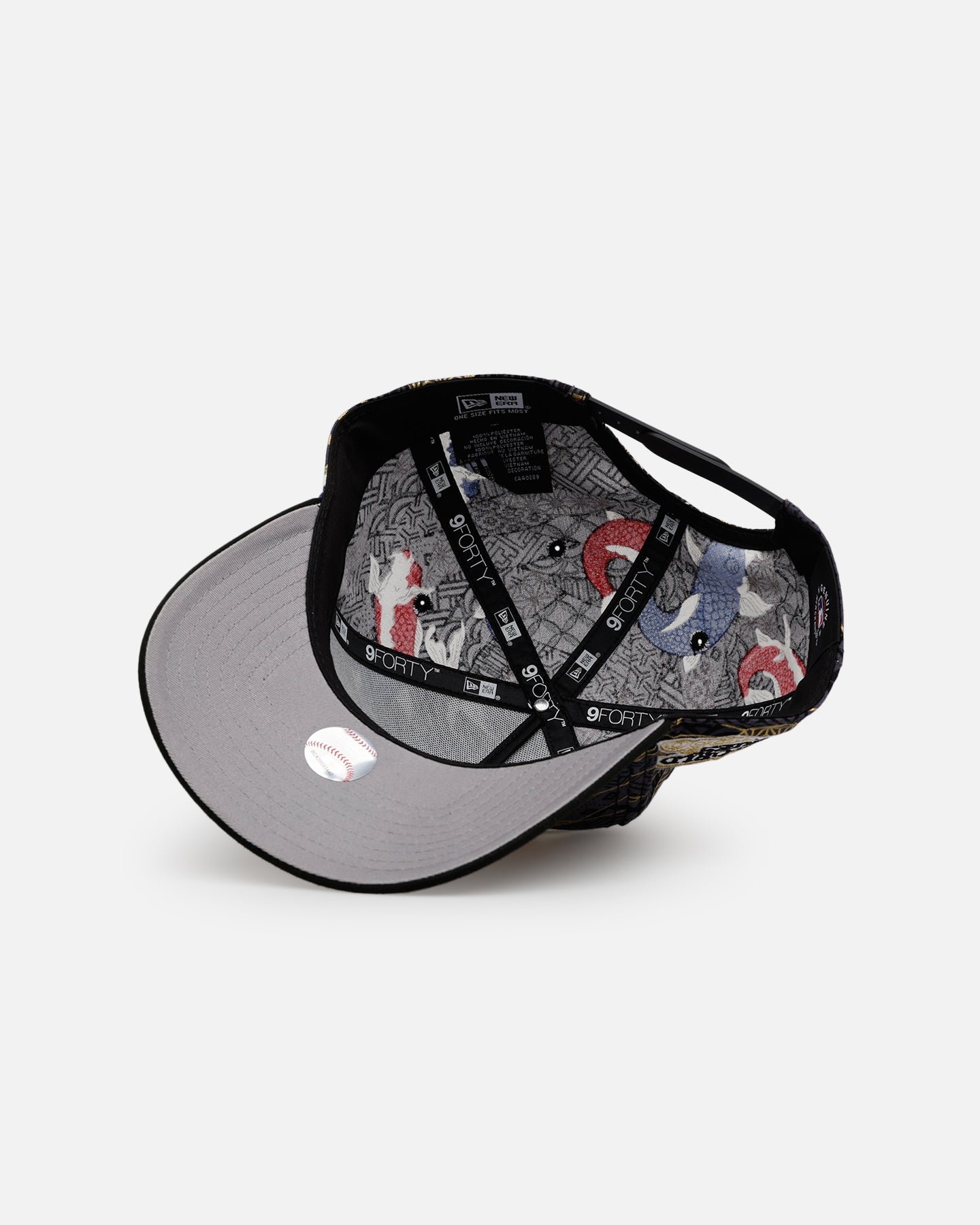New Era Philadelphia Phillies 'Koi' 9FORTY A-Frame Snapback Black/Multi-Colored、mySite、zt4zffjzw