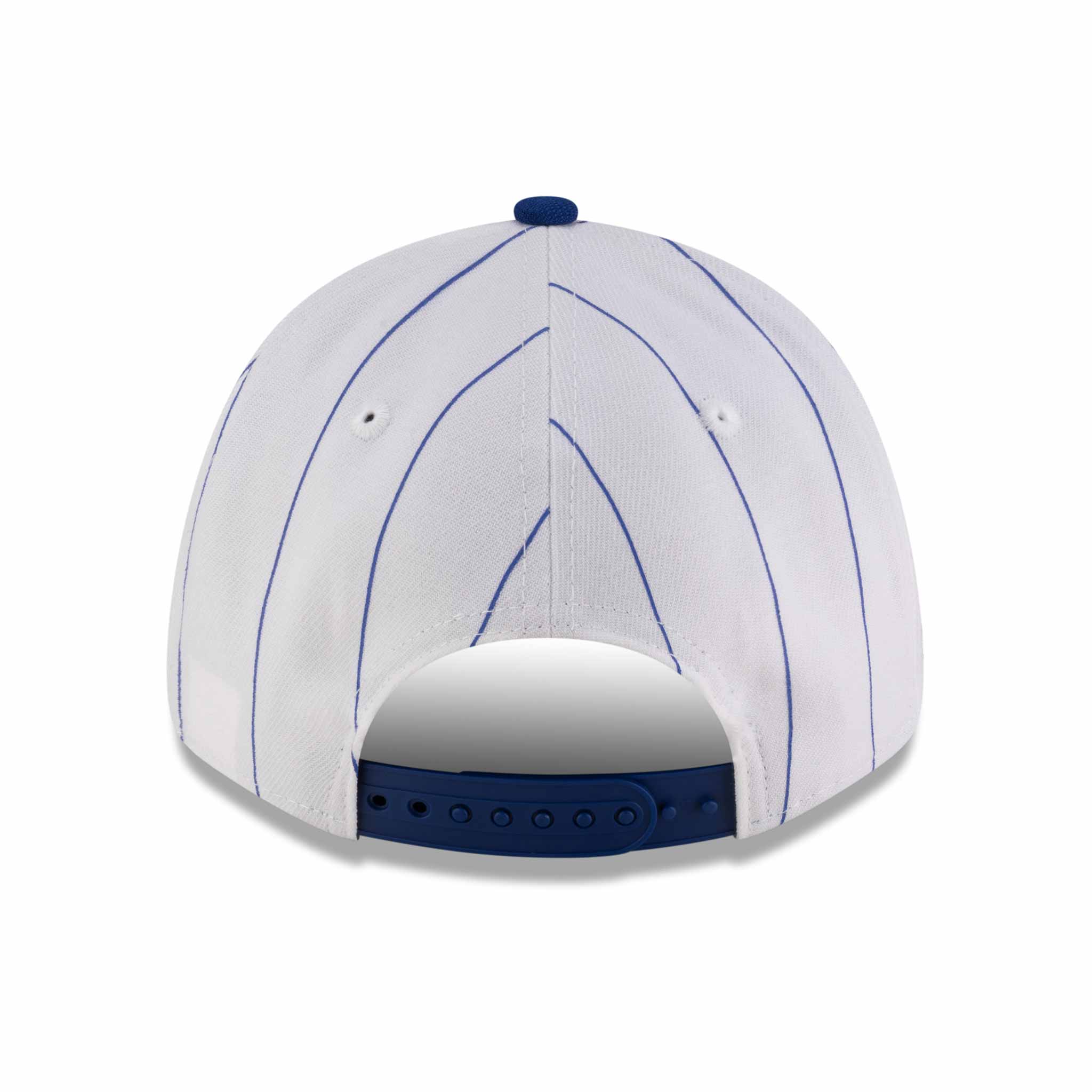 Chicago Cubs New Era 9FORTY White Pinstripe Walking Bear Adjustable Cap、mySite、vikingsvslions