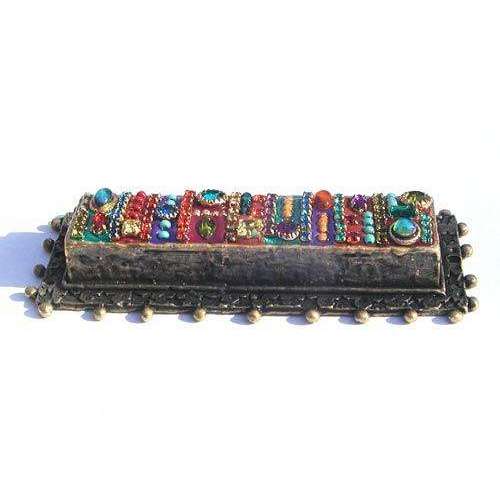 Michal Golan Bold Rectangle Mezuzah、mySite、topwebapps